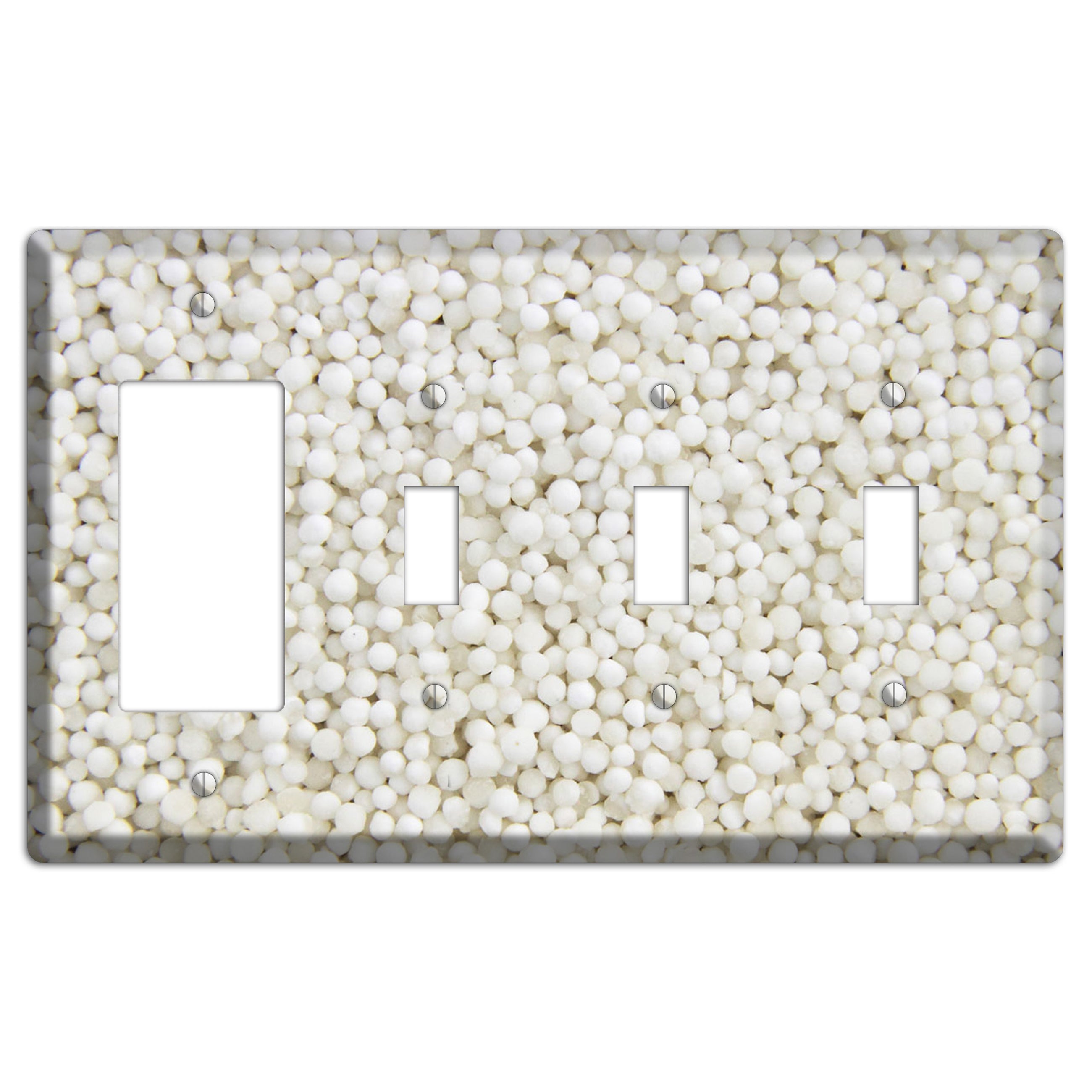 Tapioca Rocker / 3 Toggle Wallplate