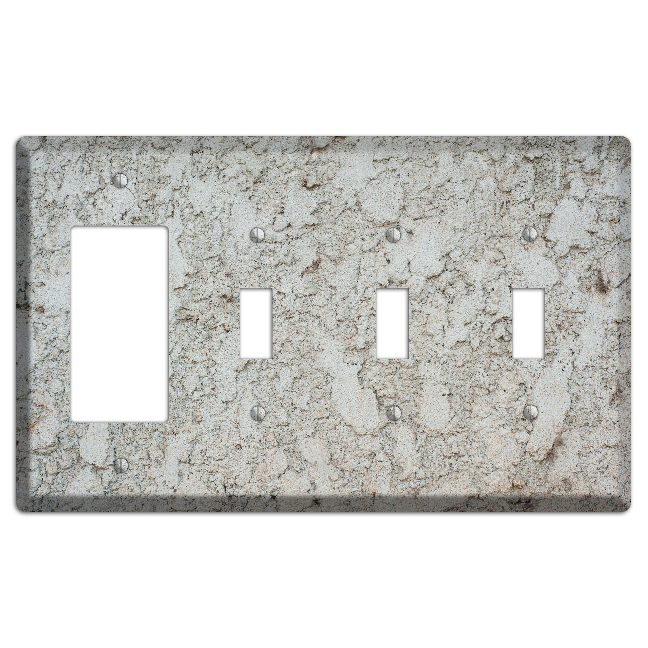 Plaster 6 Rocker / 3 Toggle Wallplate
