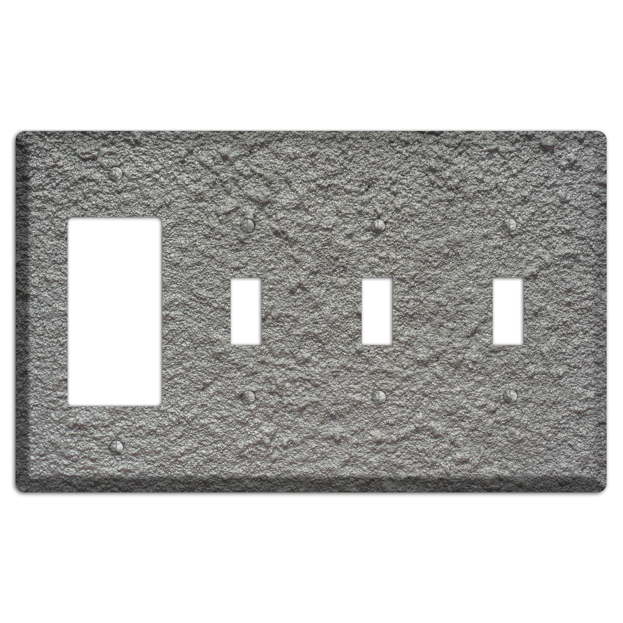 Plaster 10 Rocker / 3 Toggle Wallplate