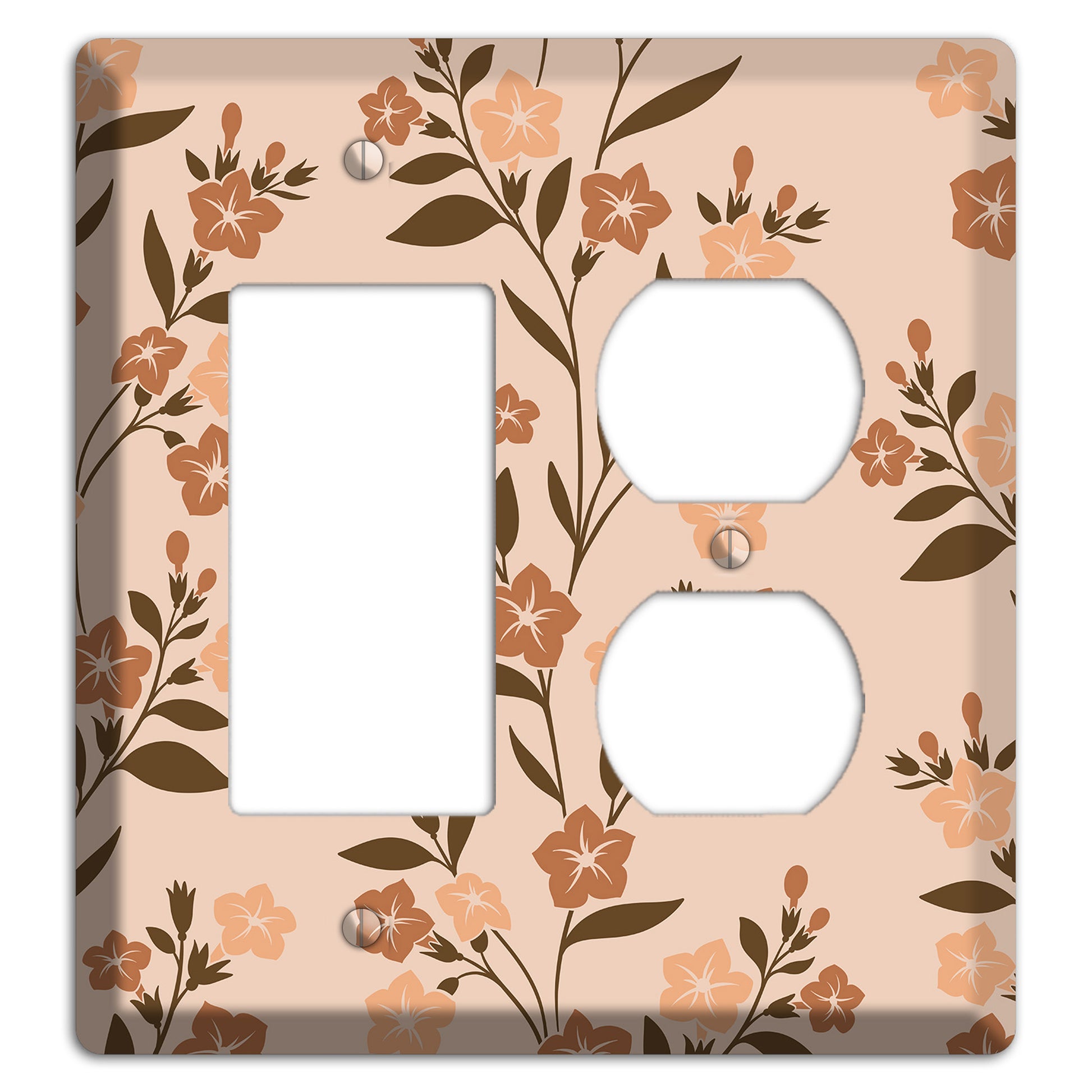 Spring Floral 2 Rocker / Duplex Wallplate