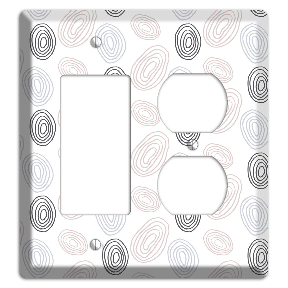 Abstract 4 Rocker / Duplex Wallplate