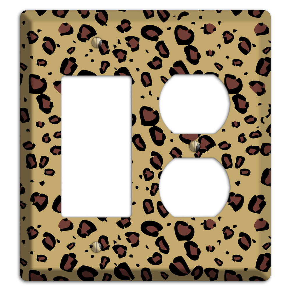 Leopard Rocker / Duplex Wallplate