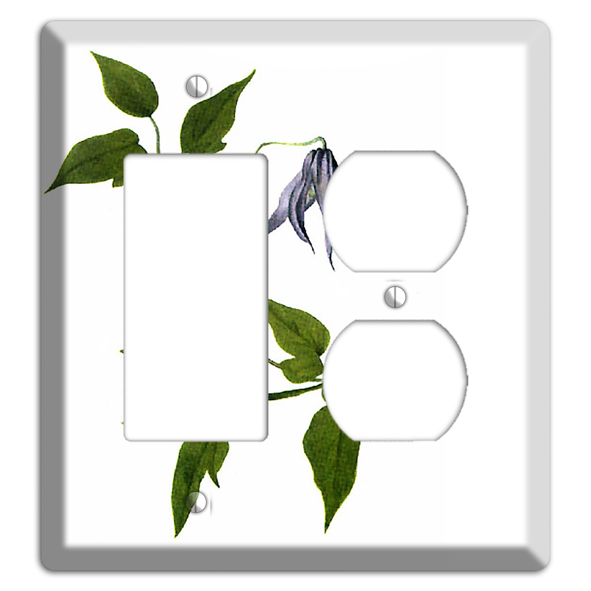 Clematis Columbiana Rocker / Duplex Wallplate