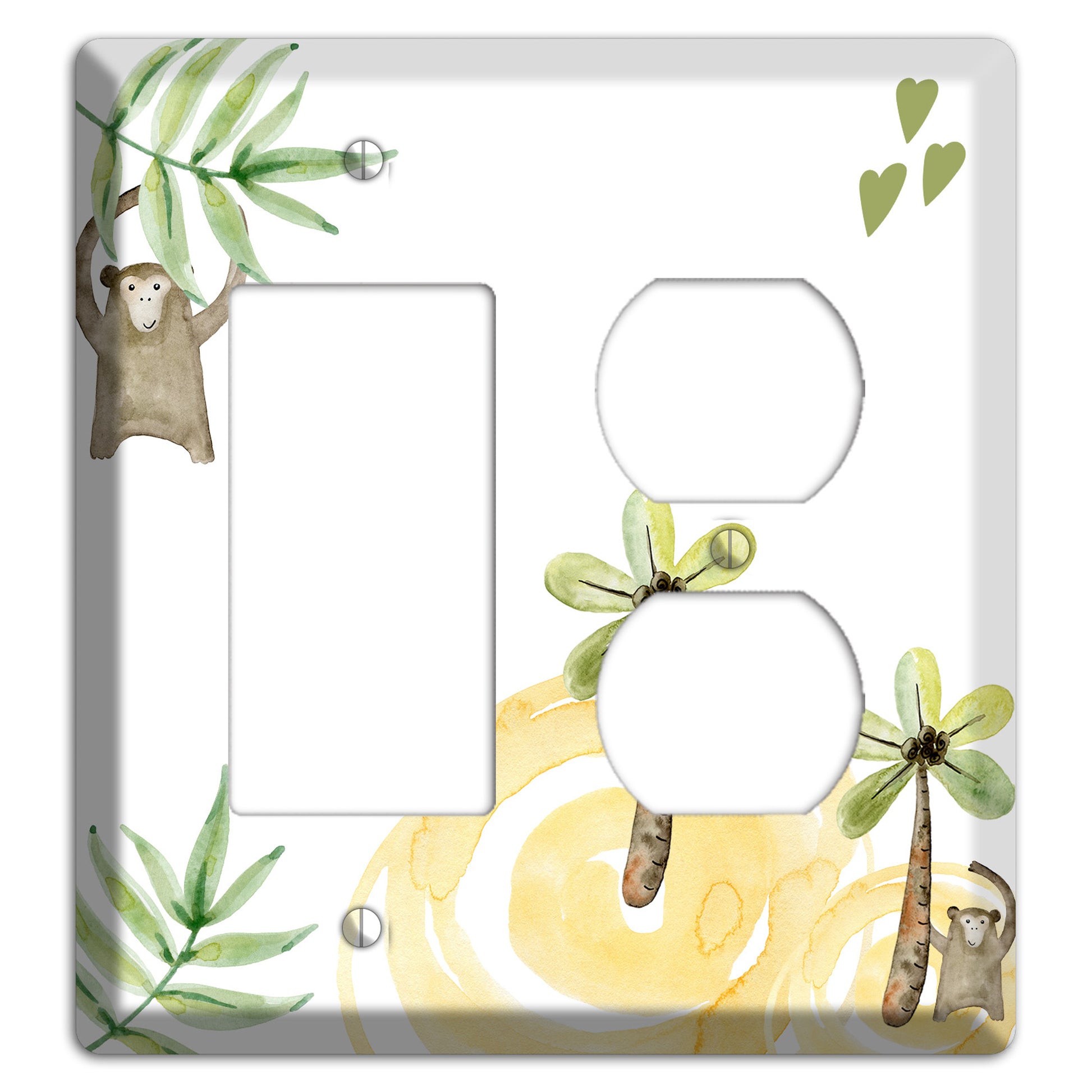 Monkey Rocker / Duplex Wallplate