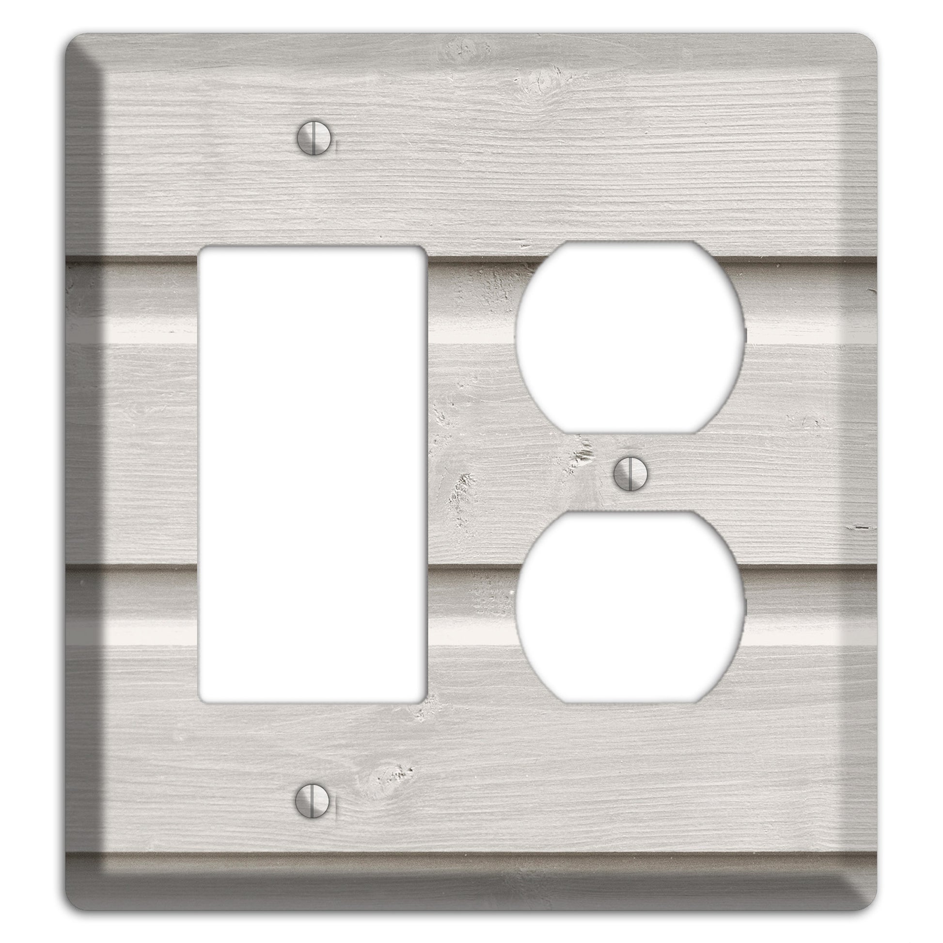 Cotton Seed Antique Rocker / Duplex Wallplate