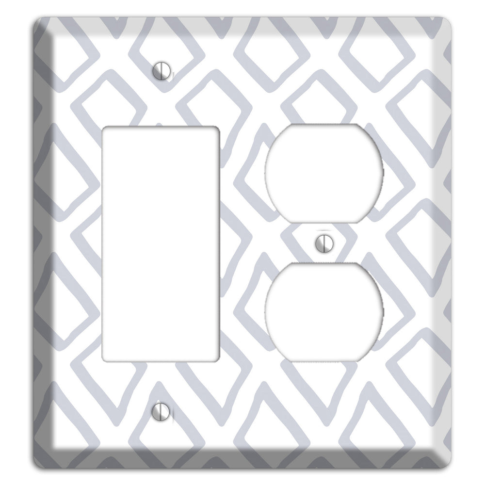 Abstract 29 Rocker / Duplex Wallplate