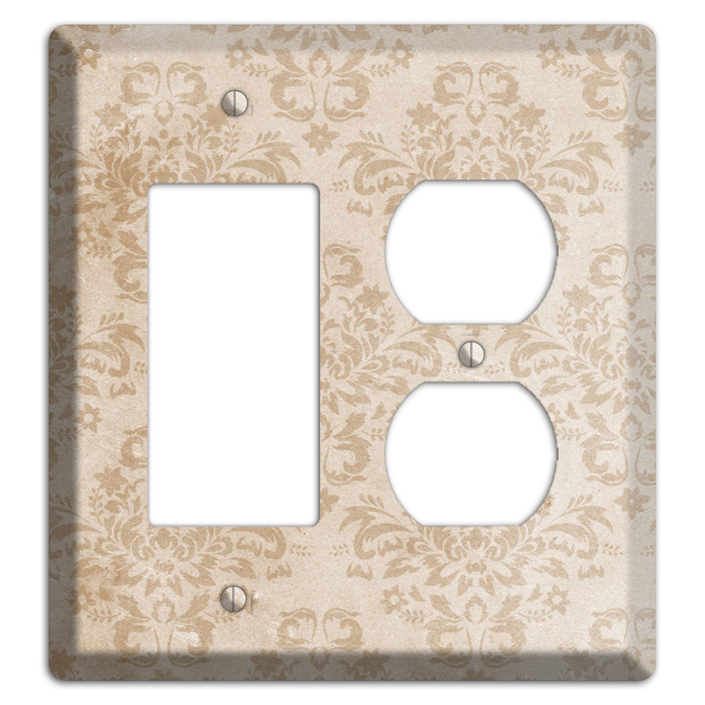 Bizarre Neutral Texture Rocker / Duplex Wallplate