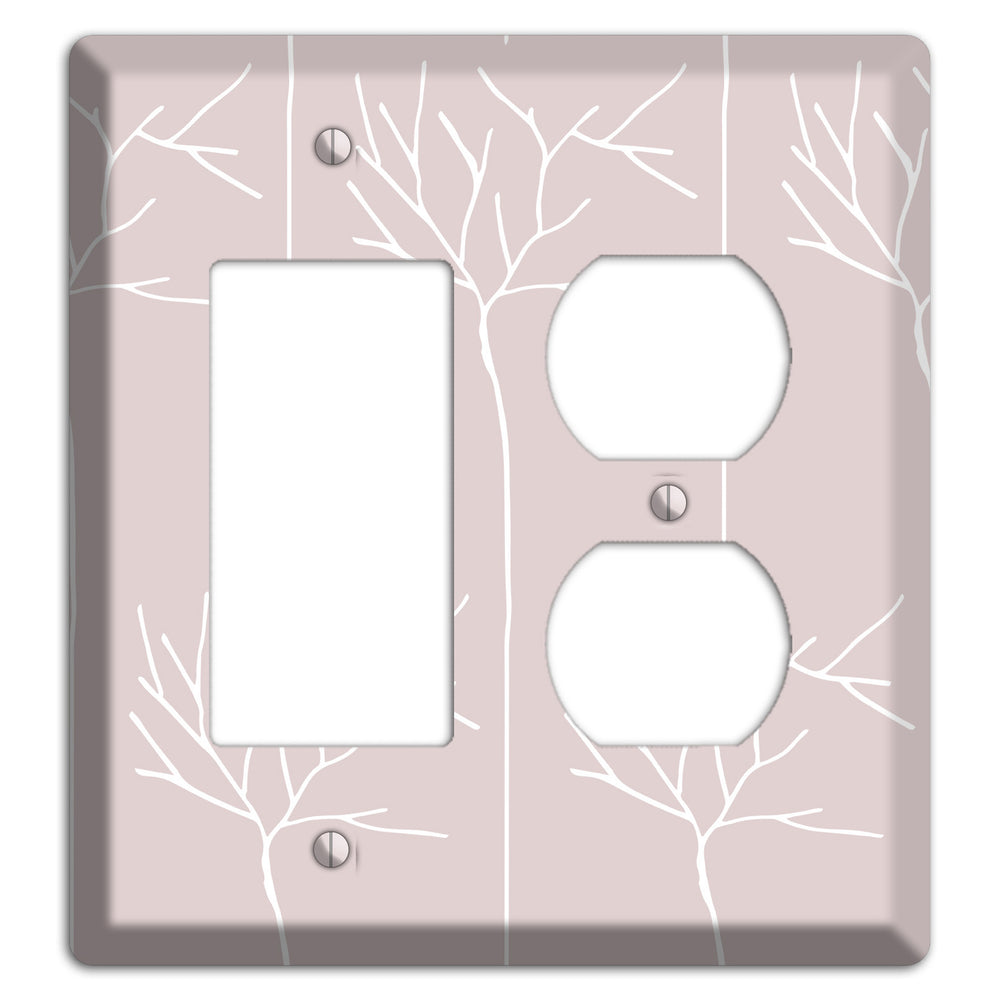 Abstract 25 Rocker / Duplex Wallplate