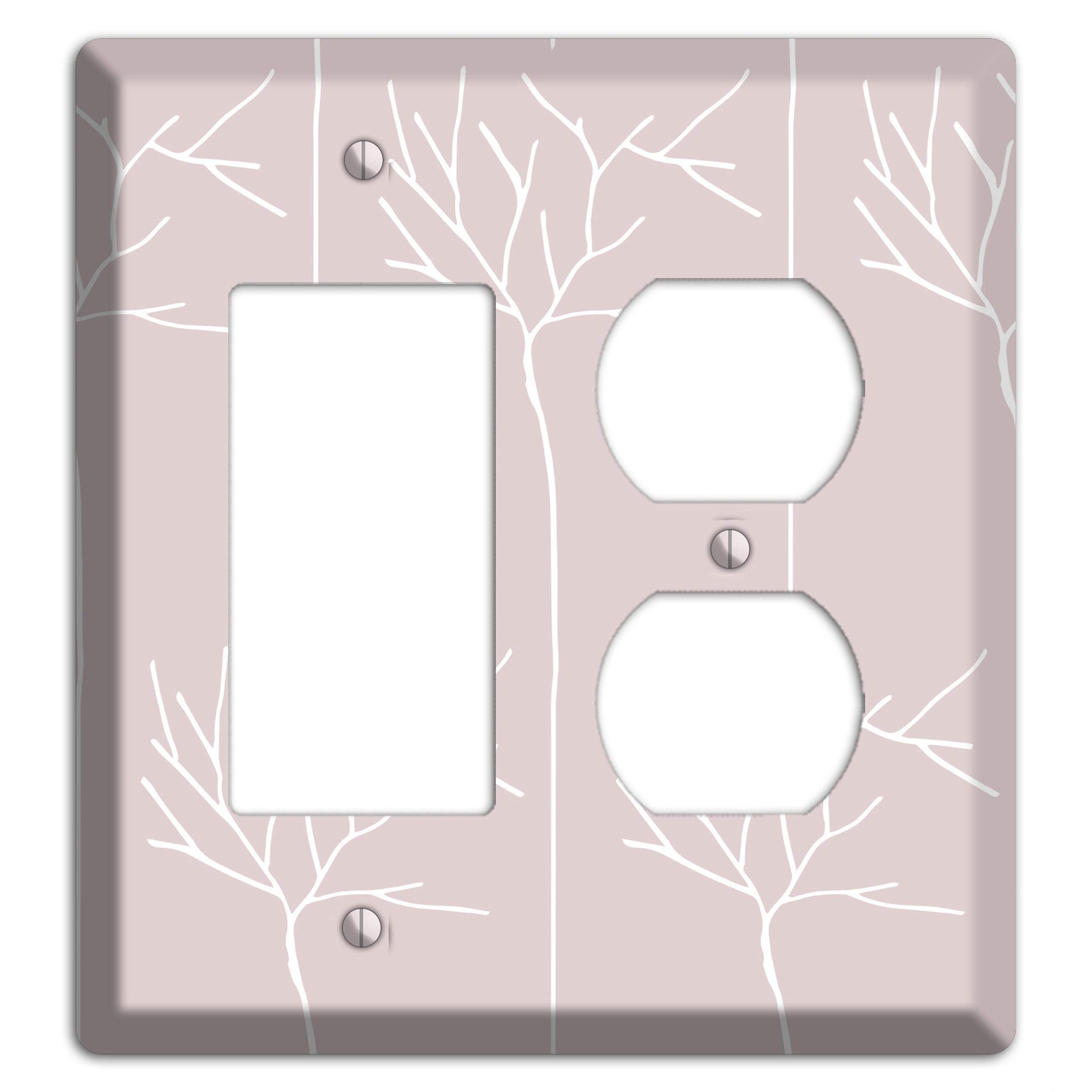 Abstract 25 Rocker / Duplex Wallplate