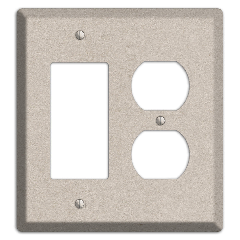 Bison Hide Kraft Rocker / Duplex Wallplate