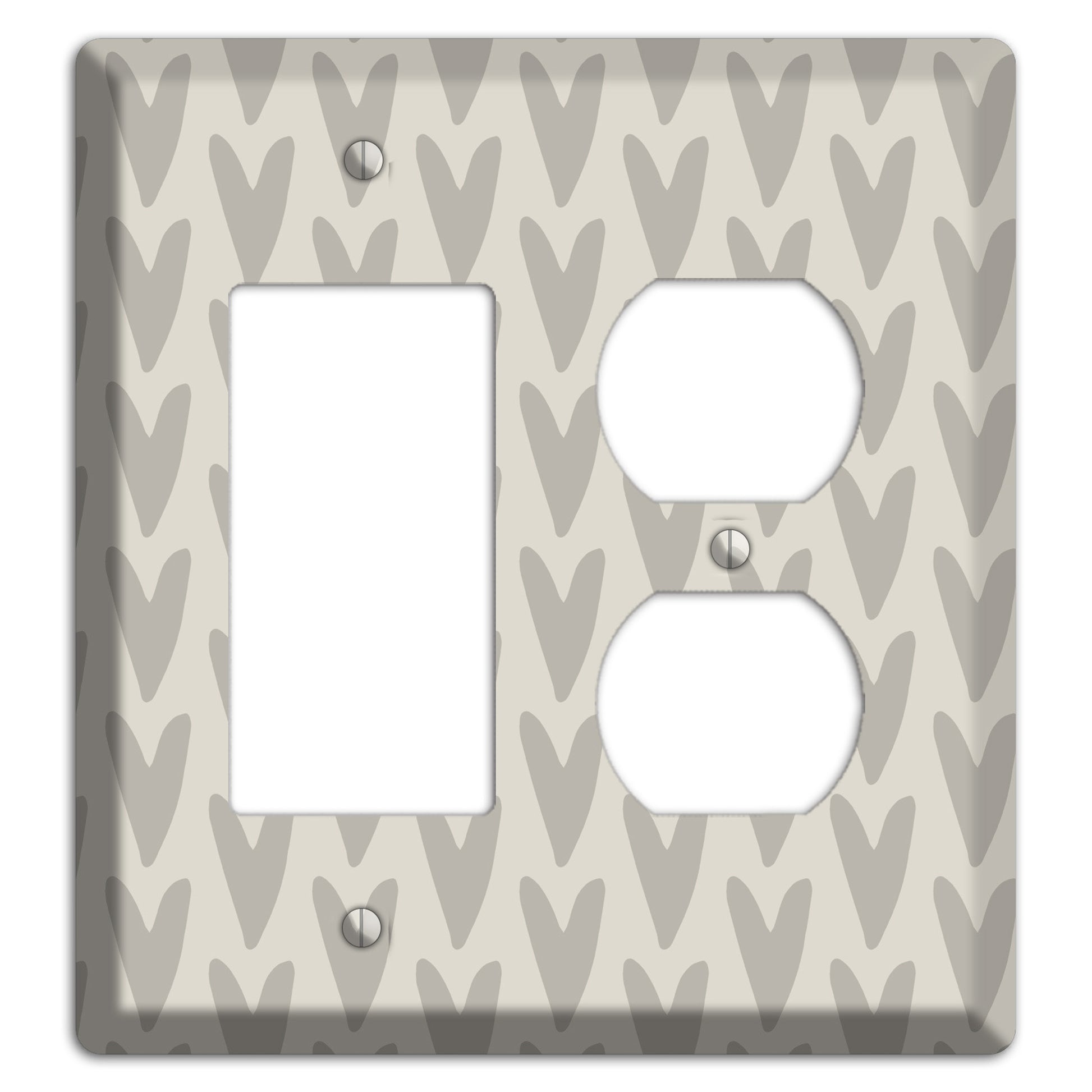 Simple Scandanavian Style I Rocker / Duplex Wallplate