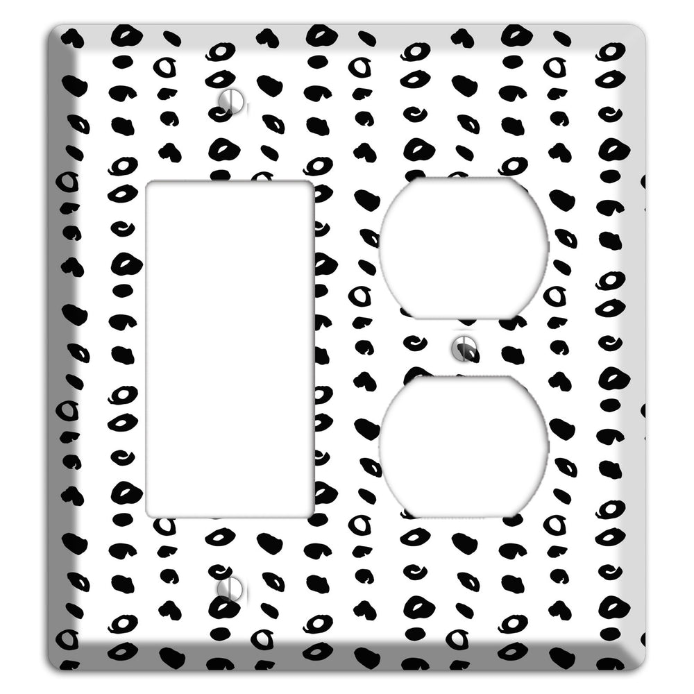 Ink Drops 10 Rocker / Duplex Wallplate