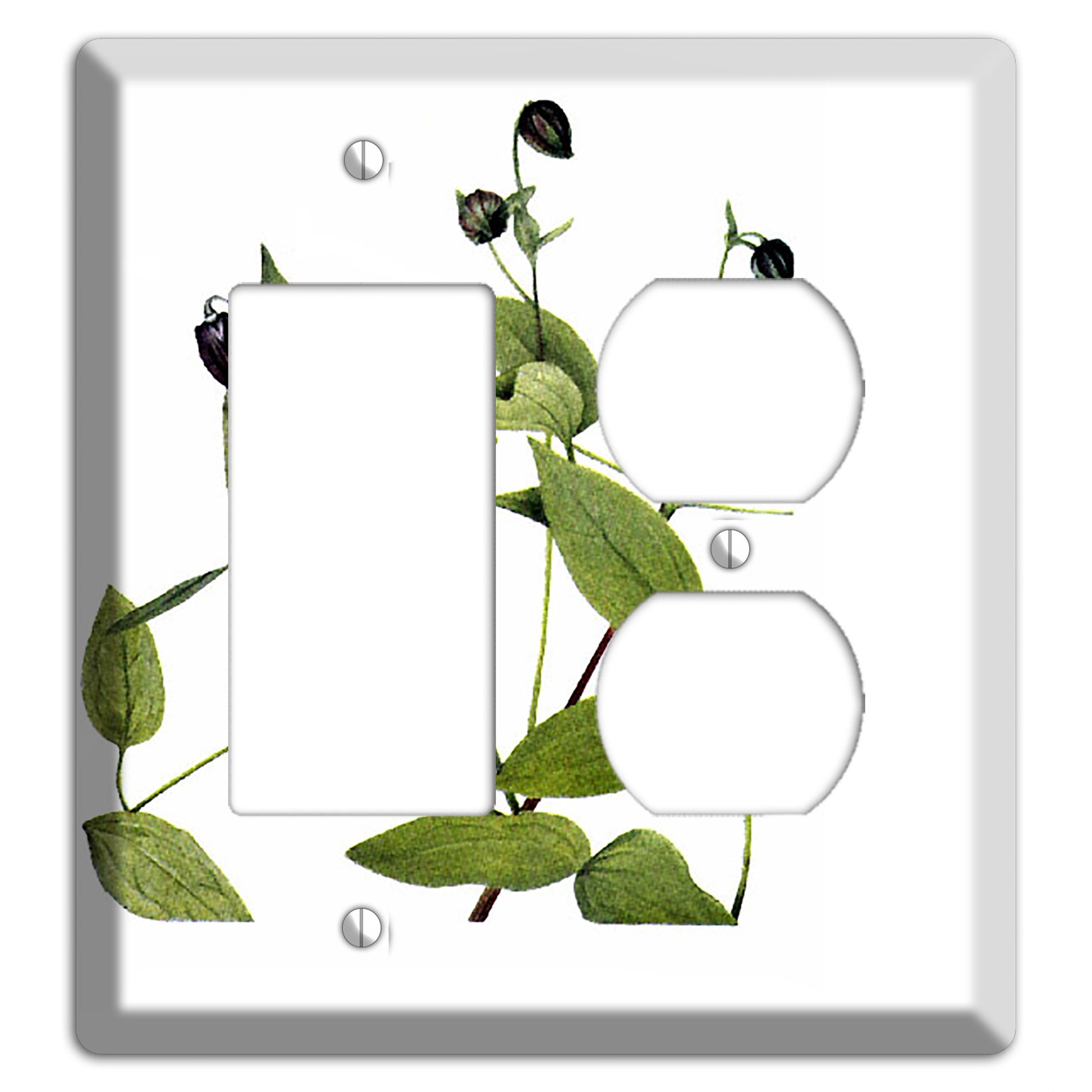 Clematis Viorna Rocker / Duplex Wallplate