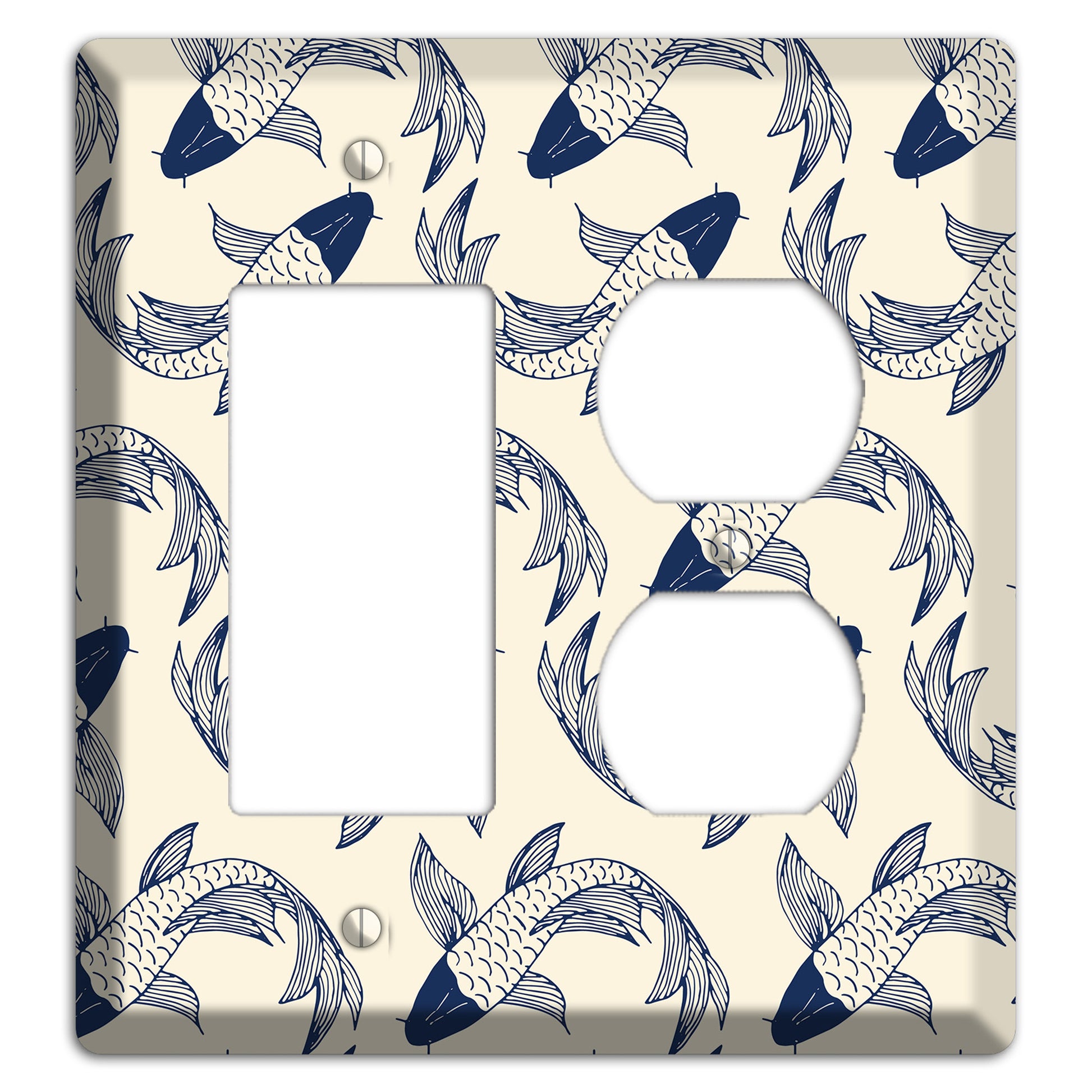 Koi Pond 2 Rocker / Duplex Wallplate