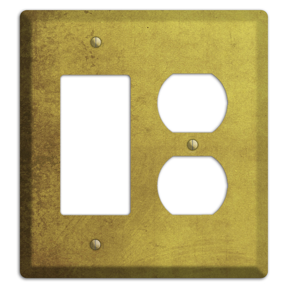 Husk Vintage Grunge Rocker / Duplex Wallplate