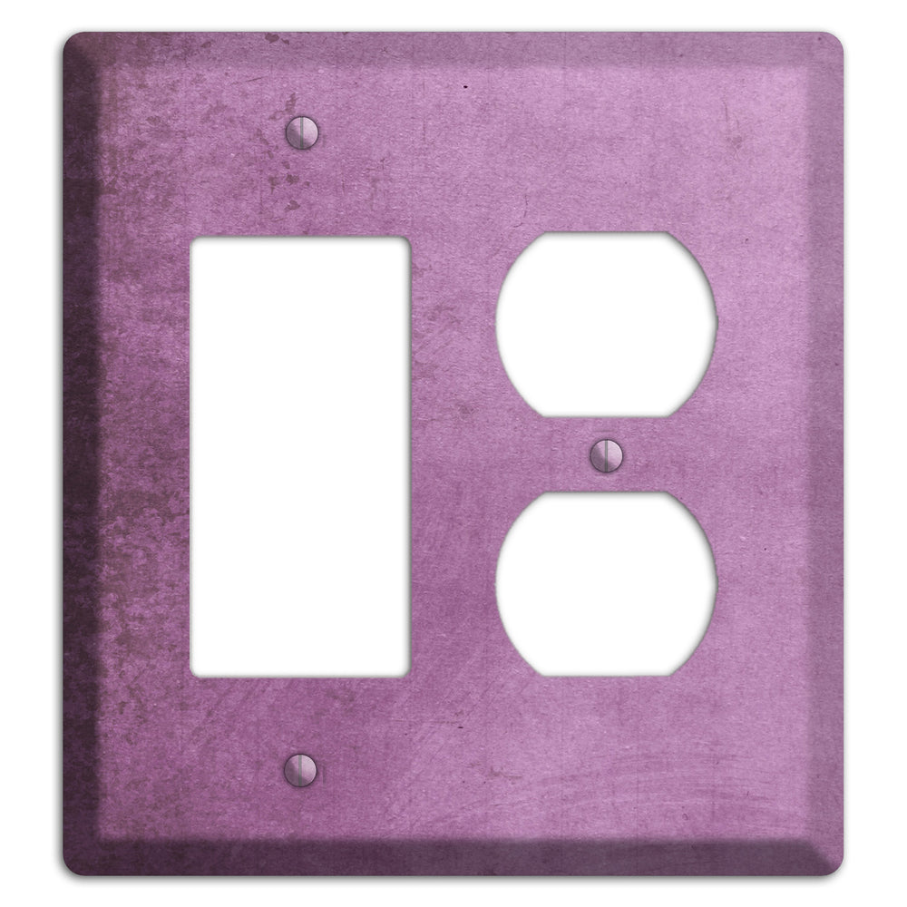 Bouquet Vintage Grunge Rocker / Duplex Wallplate