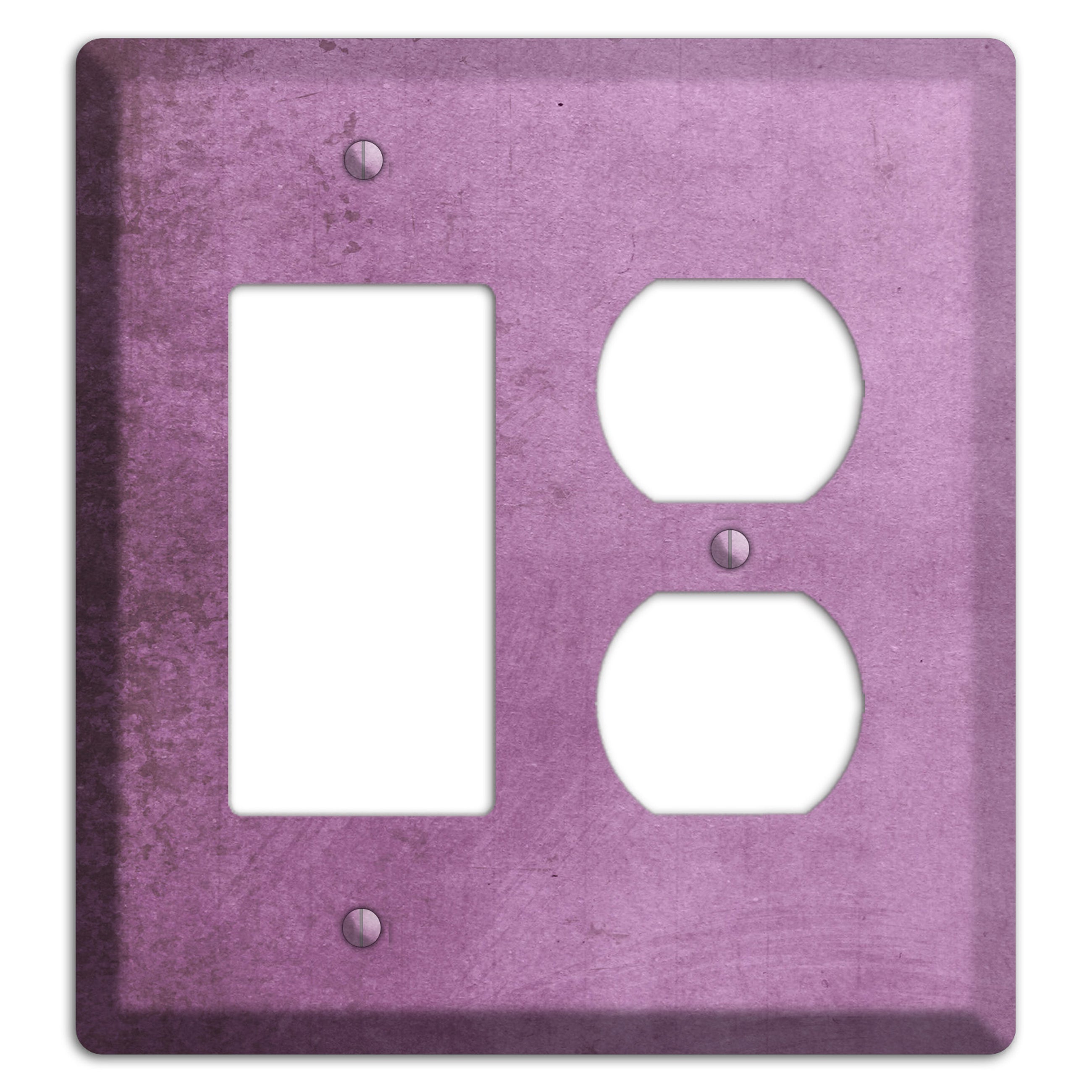 Bouquet Vintage Grunge Rocker / Duplex Wallplate