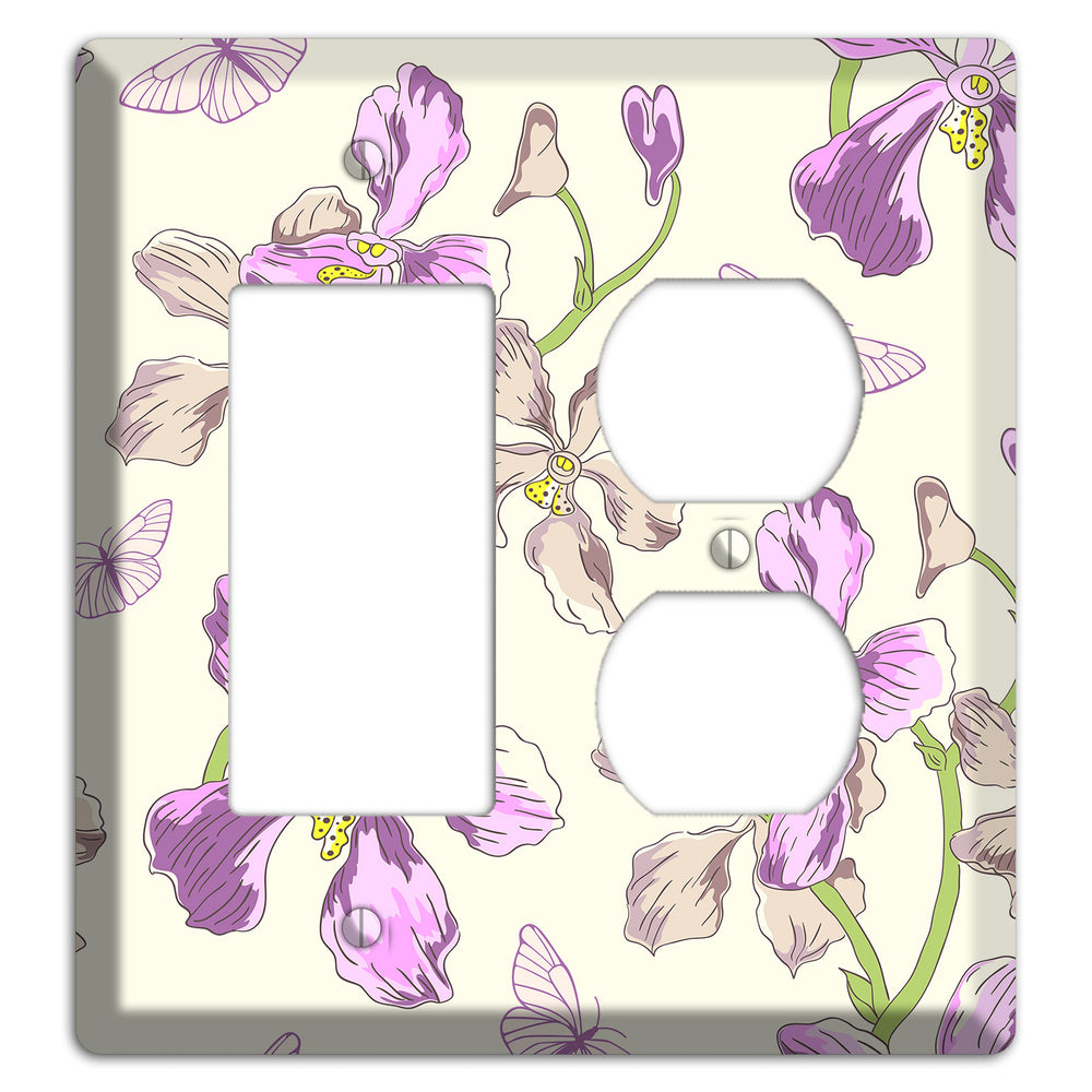 Orchid Rocker / Duplex Wallplate