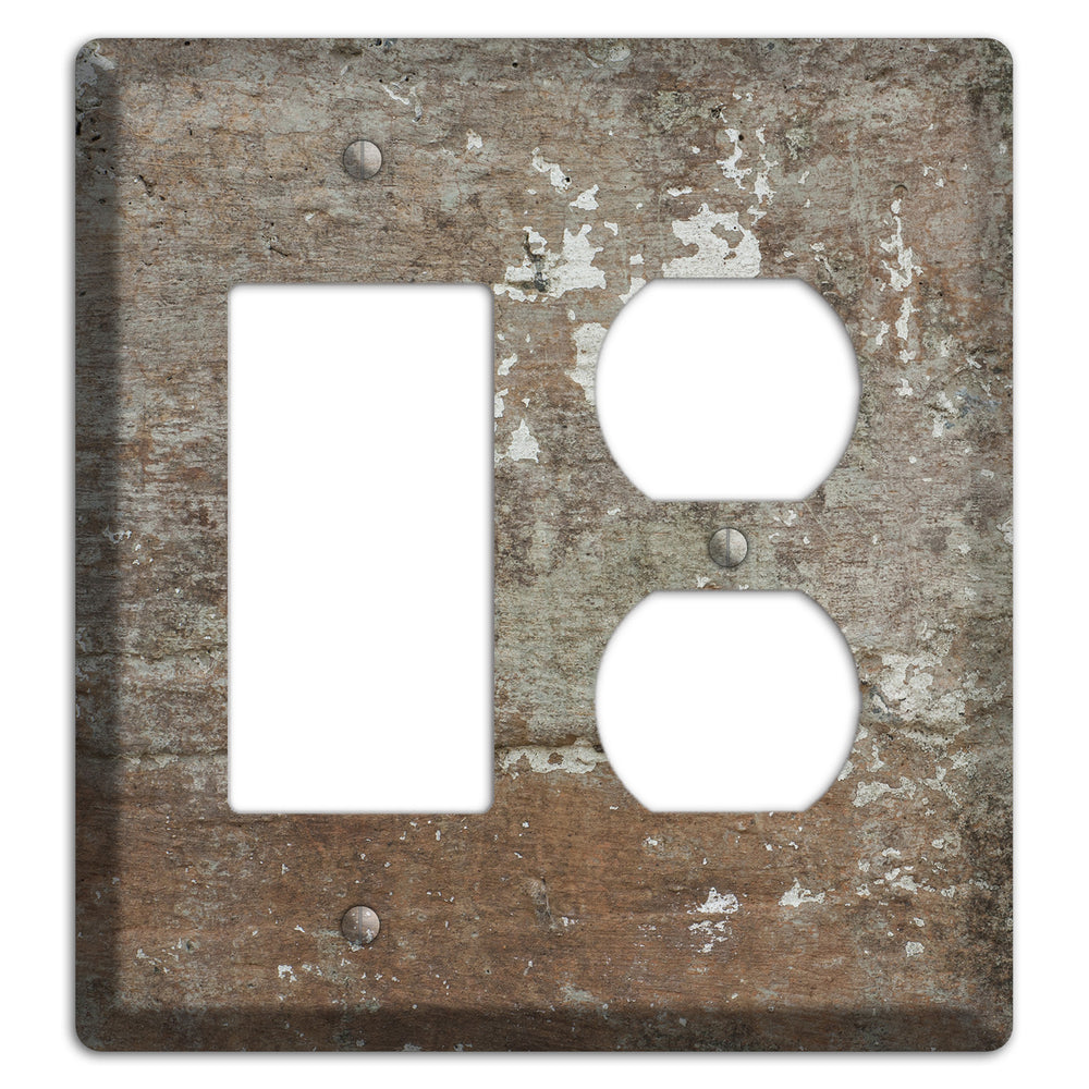 Old Concrete 11 Rocker / Duplex Wallplate