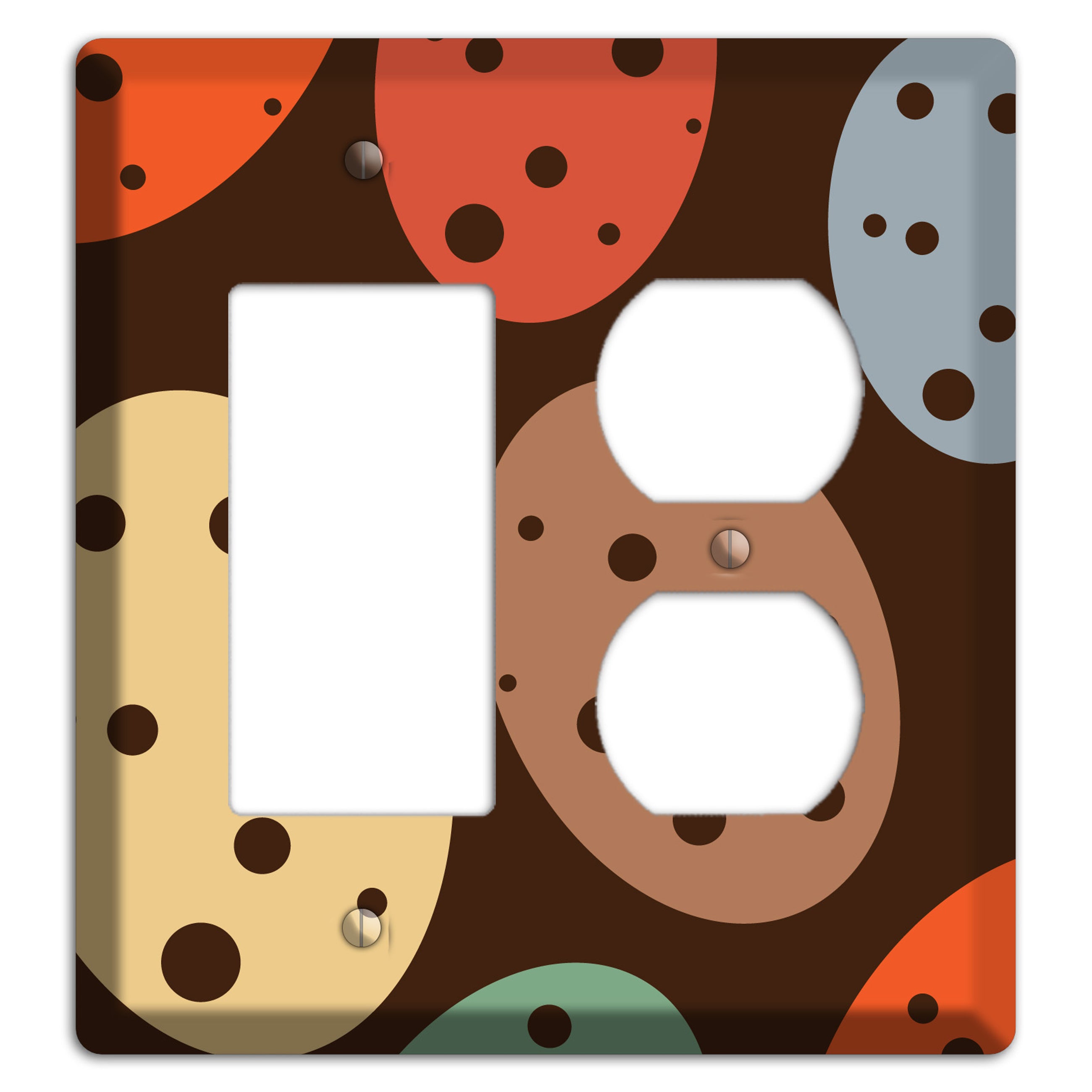 Brown Eggs Rocker / Duplex Wallplate