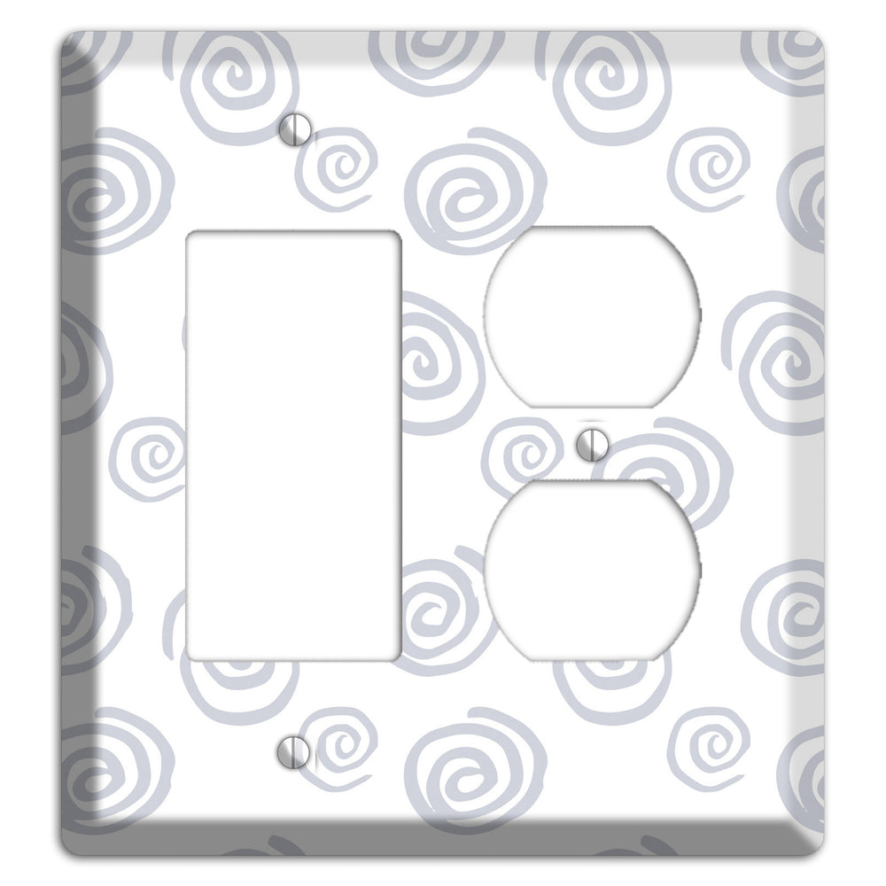 Abstract 11 Rocker / Duplex Wallplate