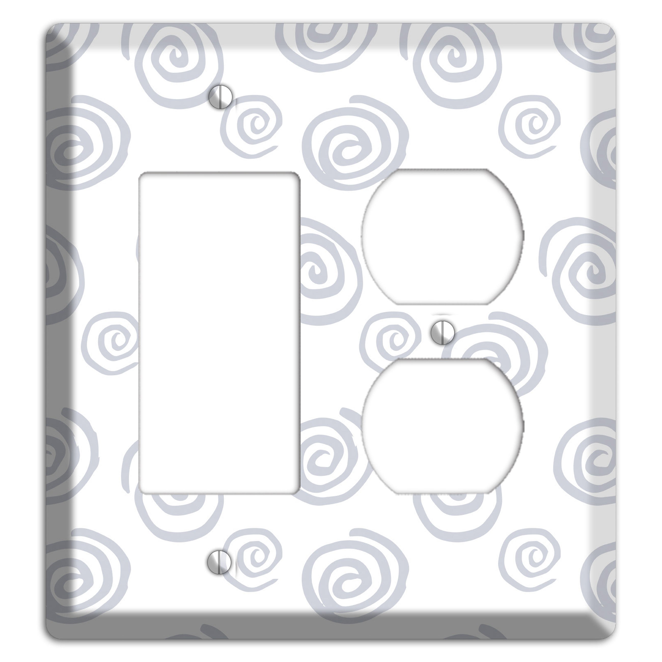 Abstract 11 Rocker / Duplex Wallplate