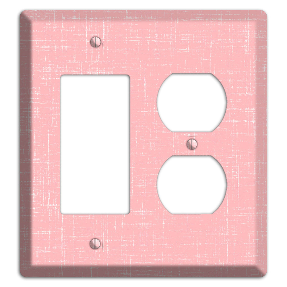Amber Soft Coral Rocker / Duplex Wallplate