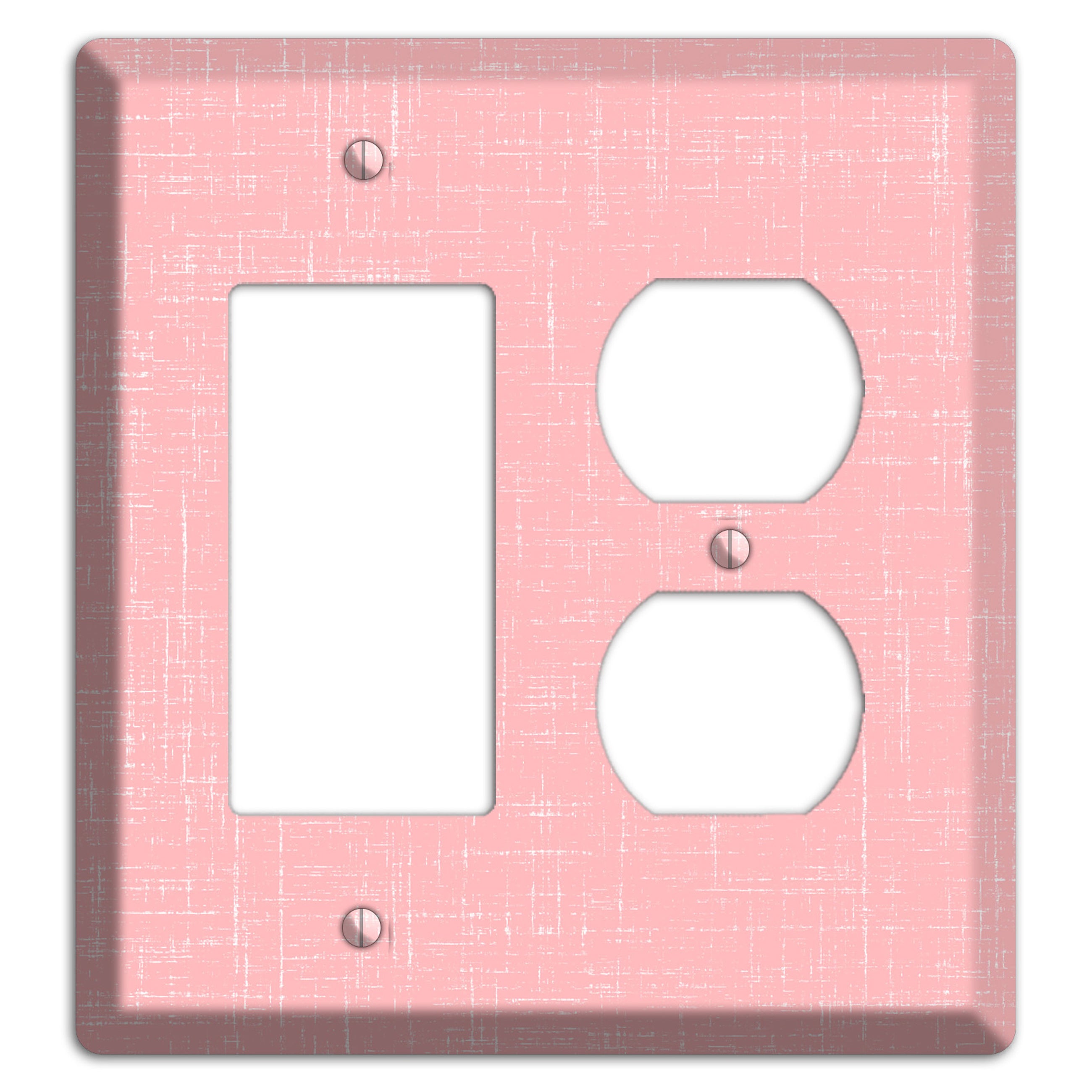Amber Soft Coral Rocker / Duplex Wallplate