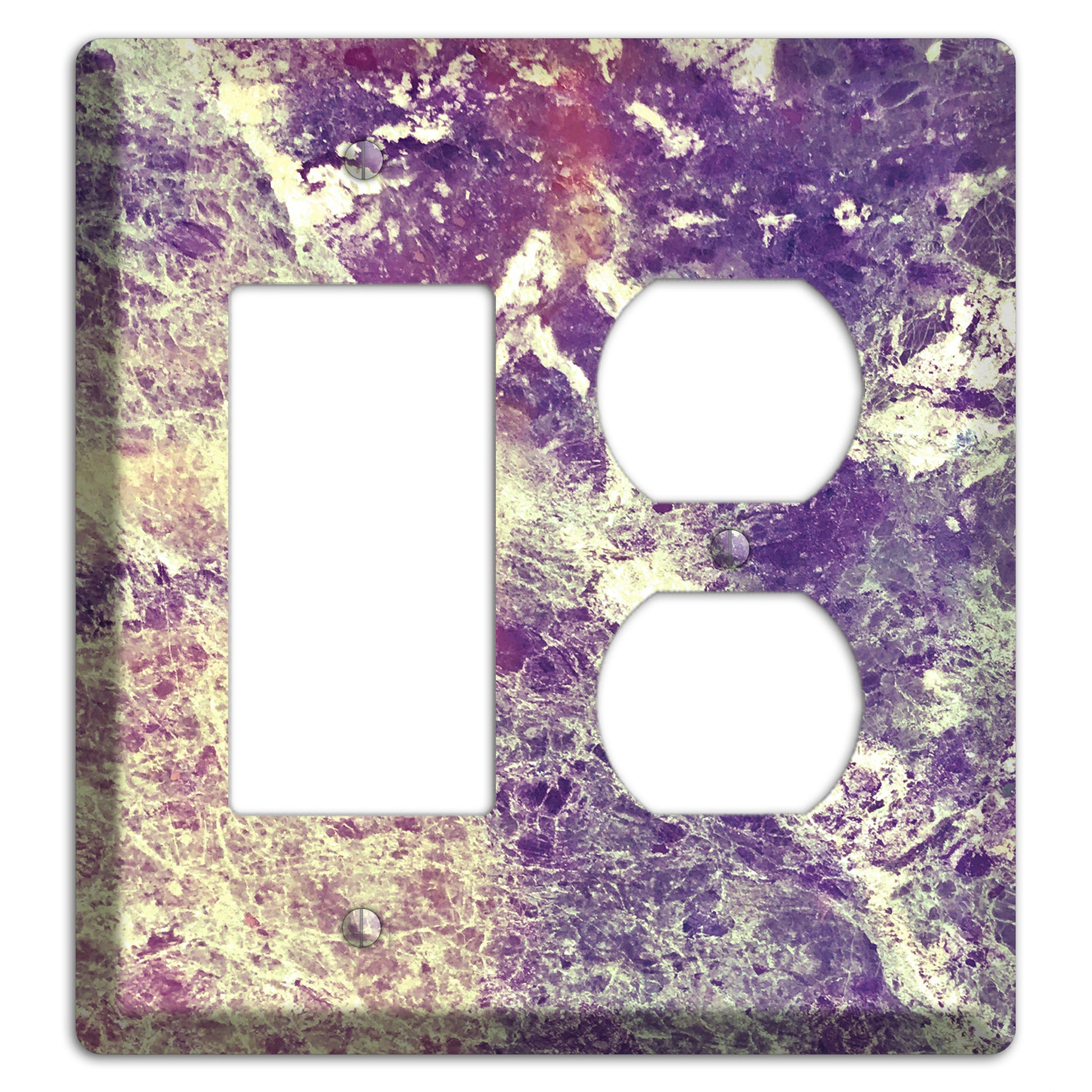 Mamba Marble Rocker / Duplex Wallplate