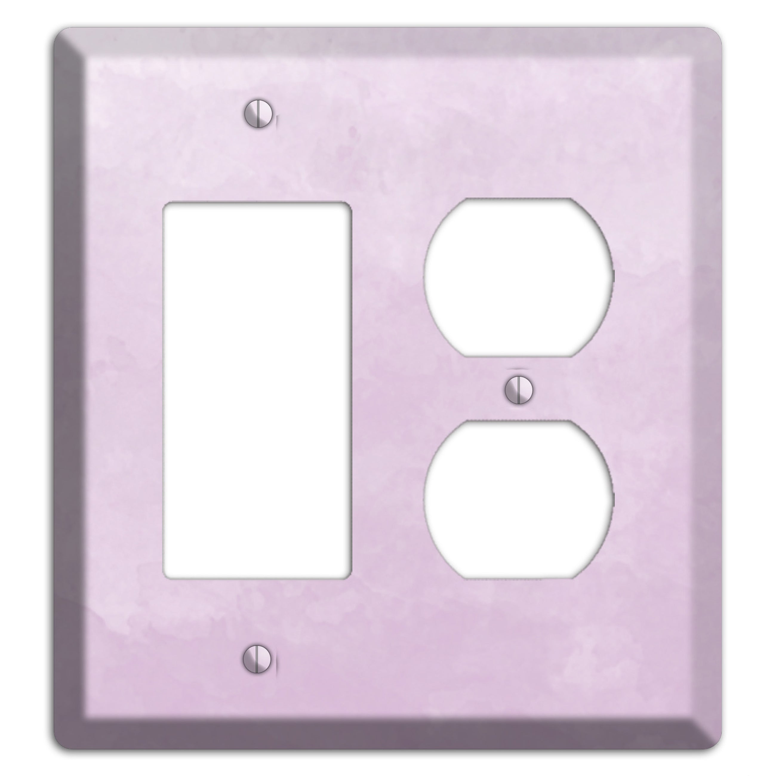 Lilac Ombre Rocker / Duplex Wallplate