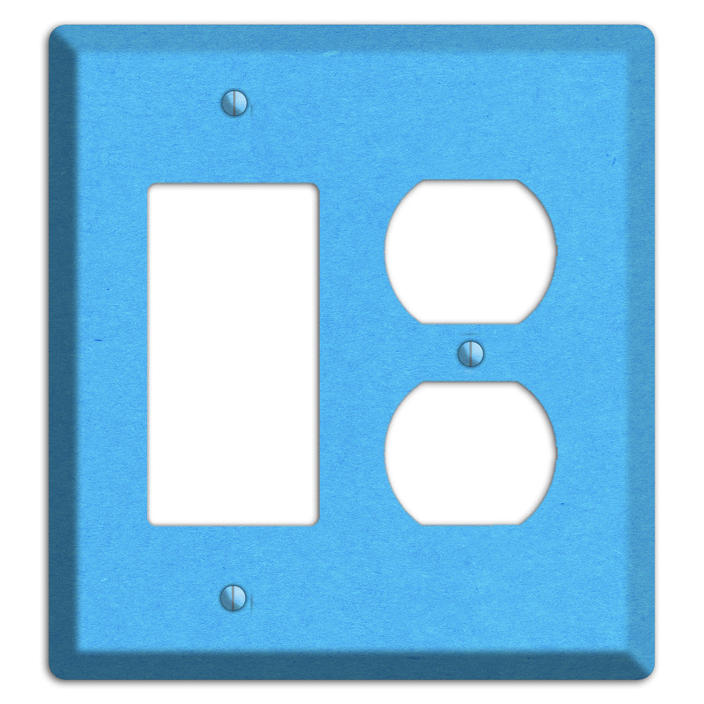 Maya Blue Kraft Rocker / Duplex Wallplate
