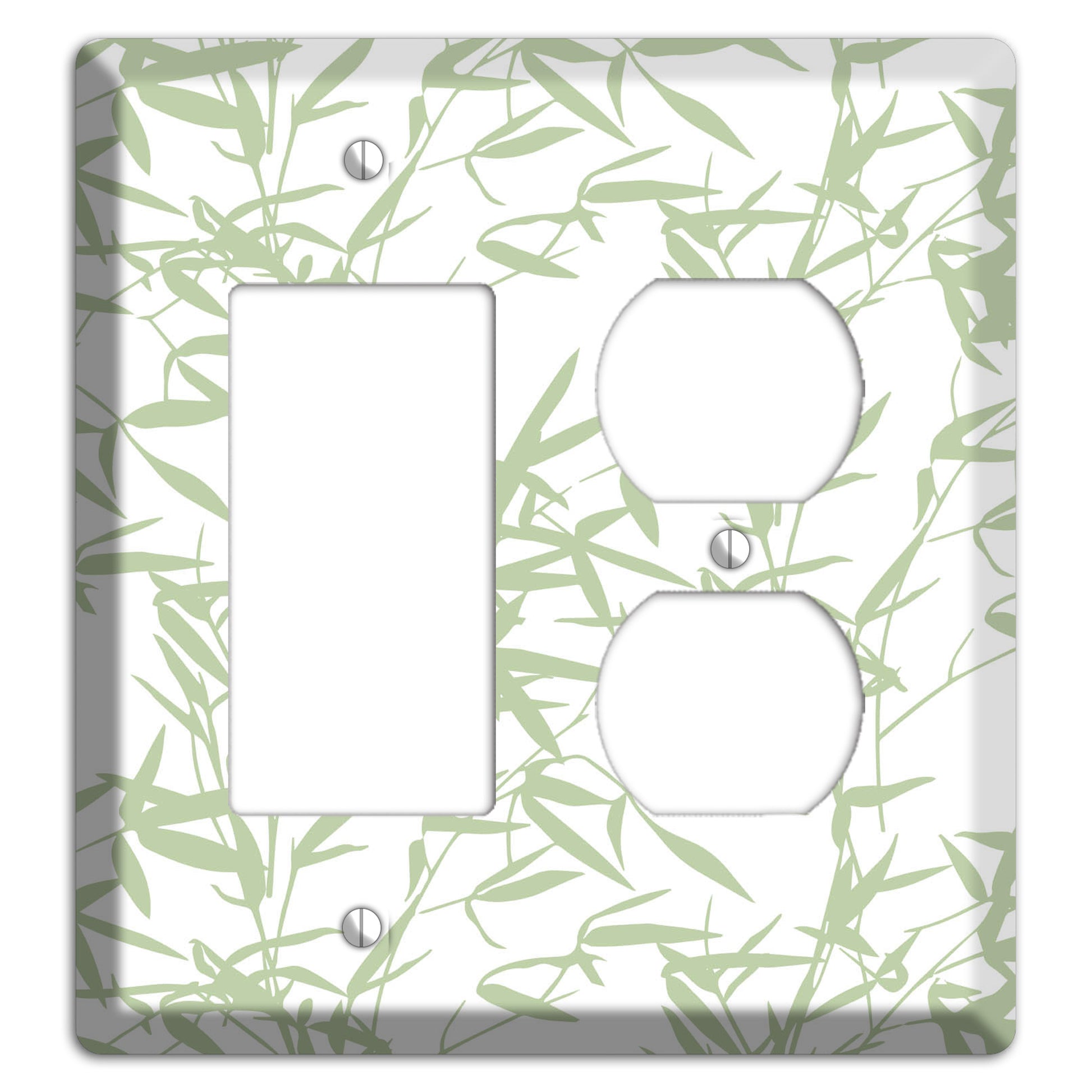 Leaves Style P Rocker / Duplex Wallplate