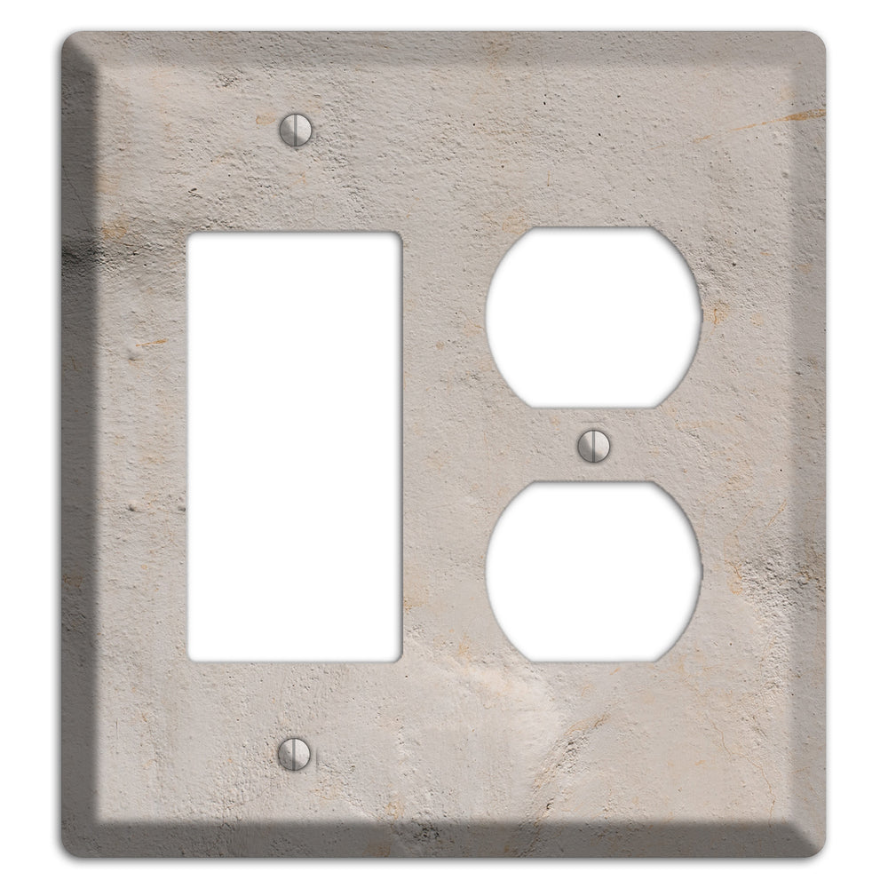 Trowled Concrete Rocker / Duplex Wallplate