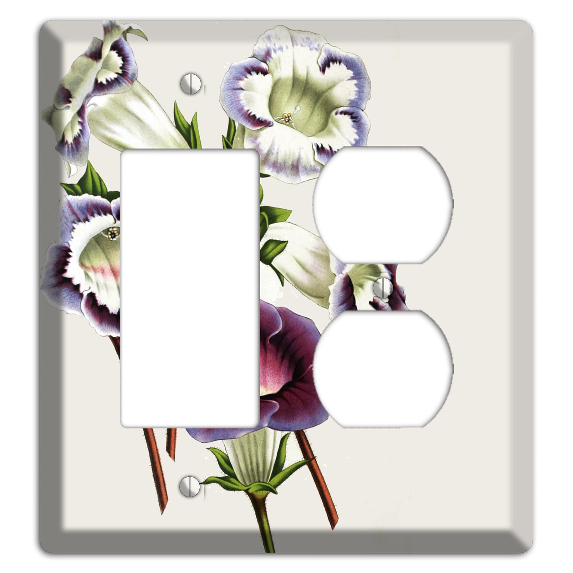 Gloxinas Rocker / Duplex Wallplate