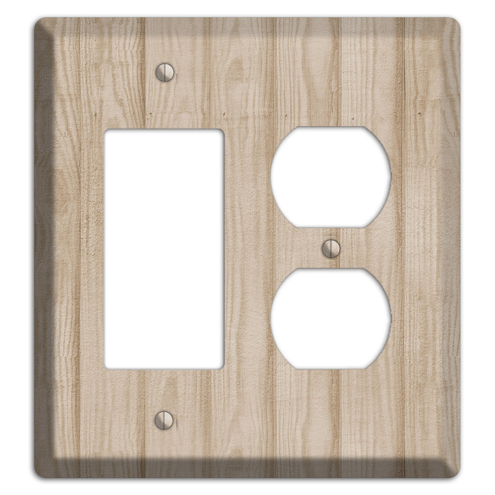 Indian Khaki Neutral Texture Rocker / Duplex Wallplate