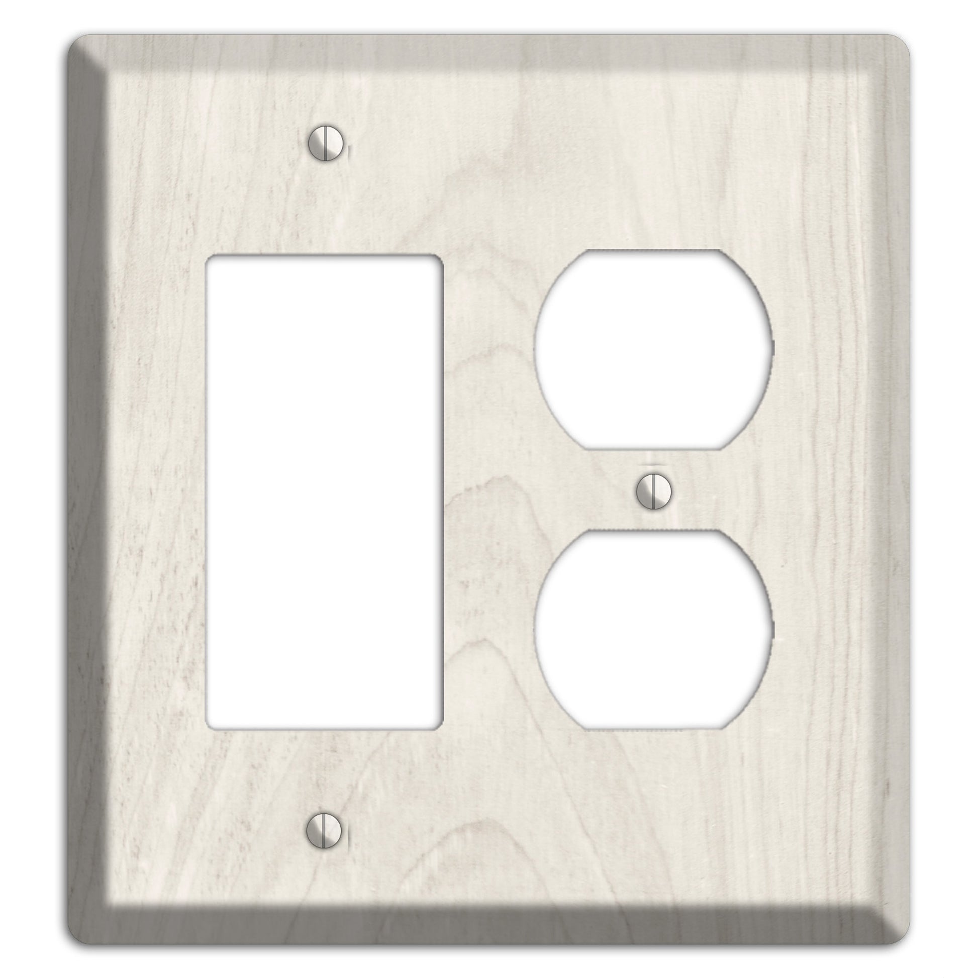 Pearl Bush Antique Rocker / Duplex Wallplate