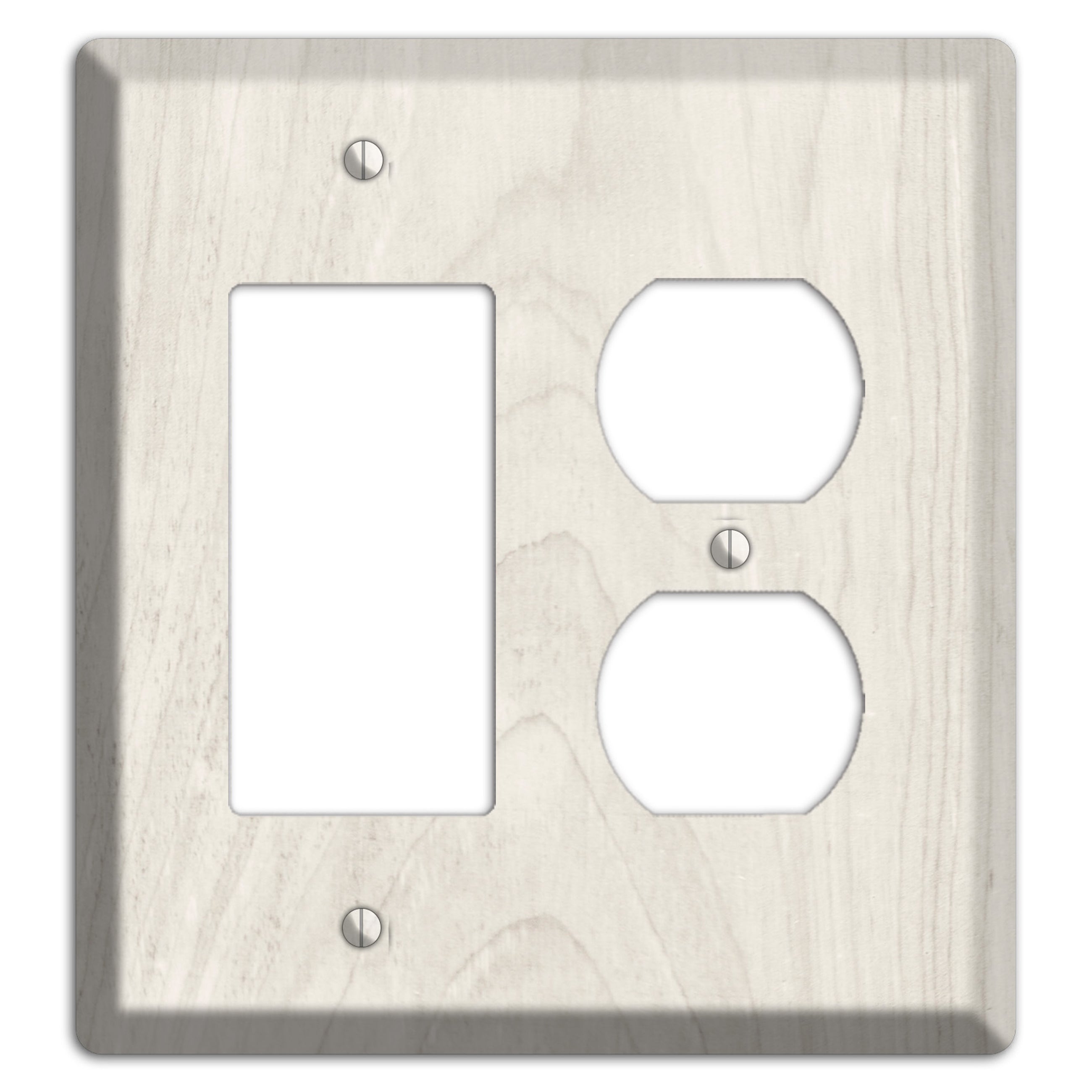 Pearl Bush Antique Rocker / Duplex Wallplate