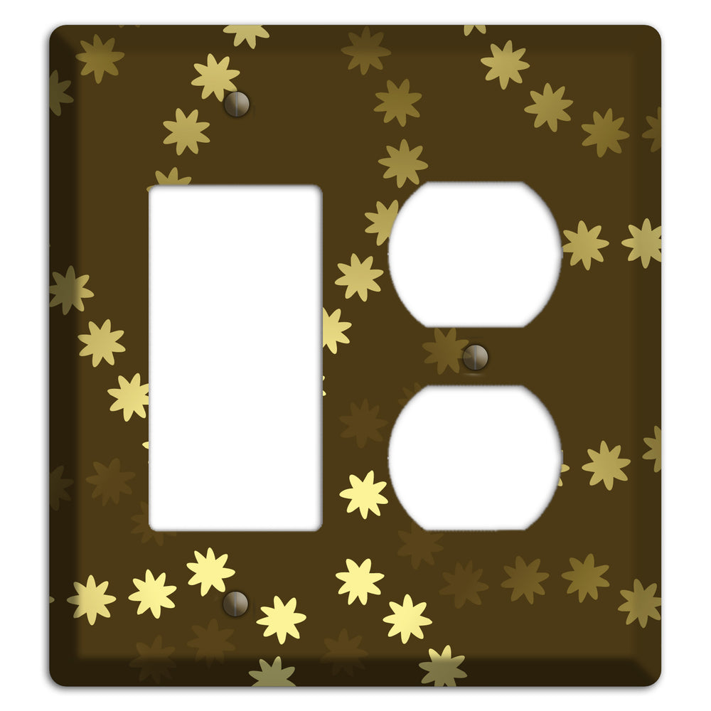 Multi Olive Constellation Rocker / Duplex Wallplate