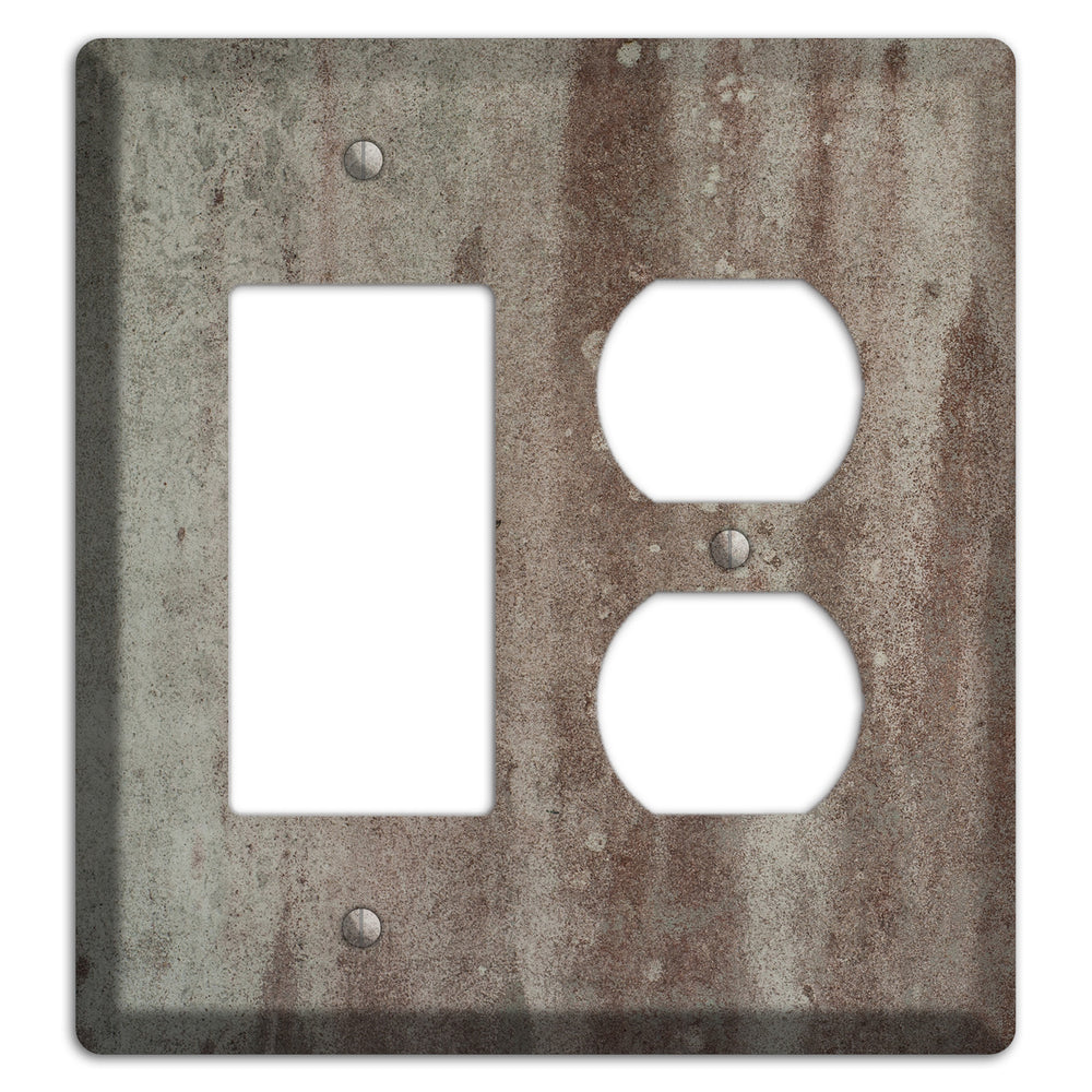 Old Concrete 14 Rocker / Duplex Wallplate