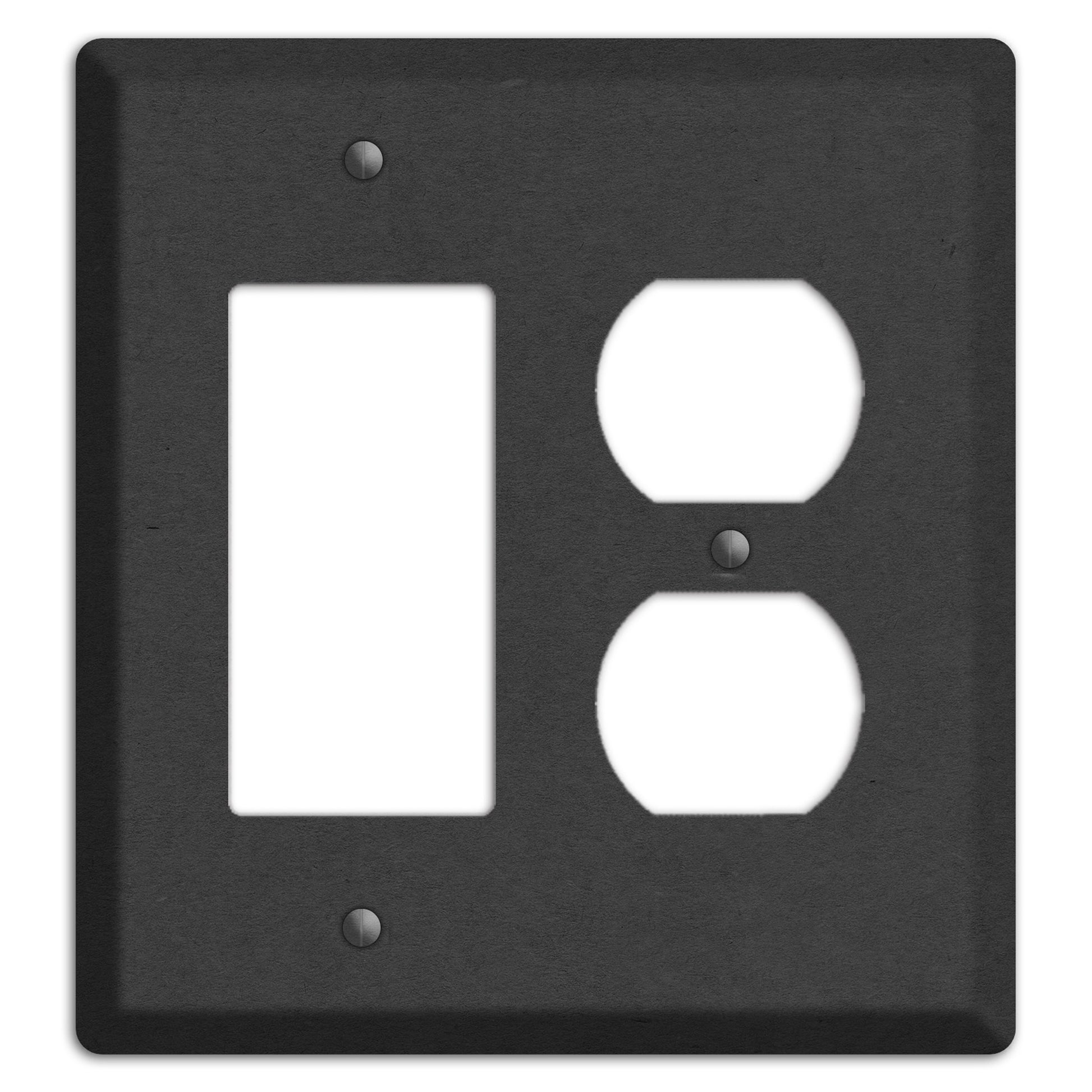 Charcoal Kraft Rocker / Duplex Wallplate