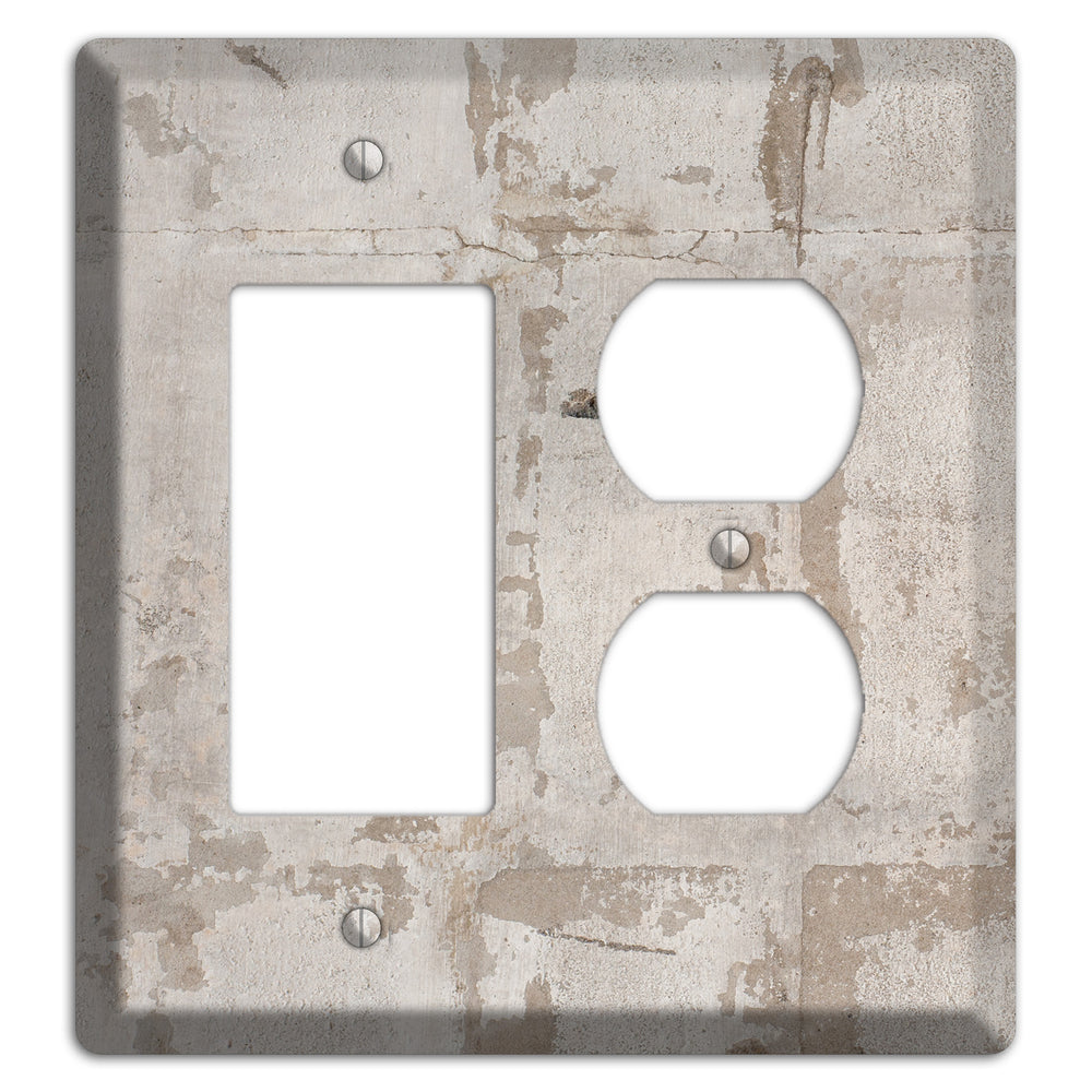 Old Concrete 4 Rocker / Duplex Wallplate