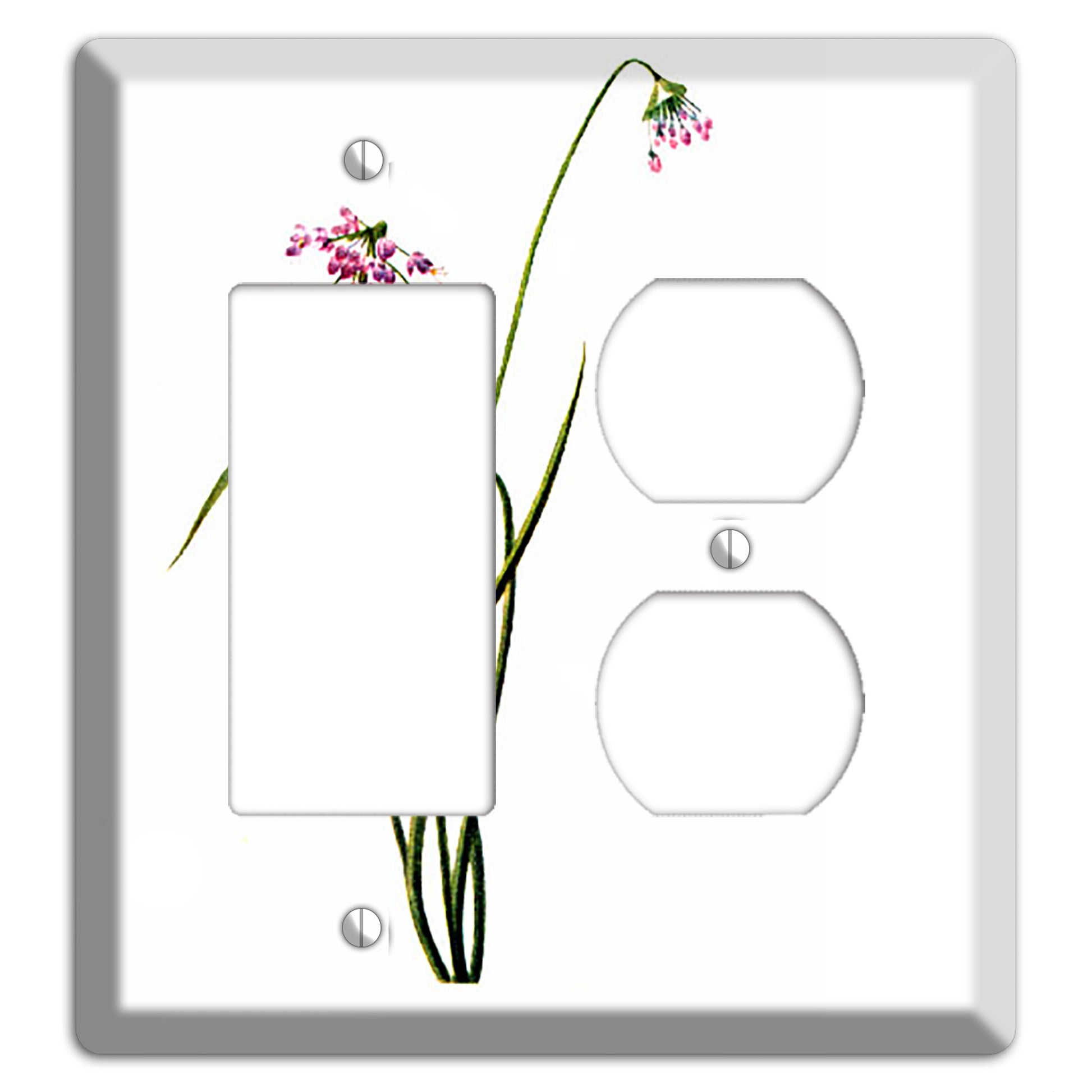 Allium Cernum Rocker / Duplex Wallplate