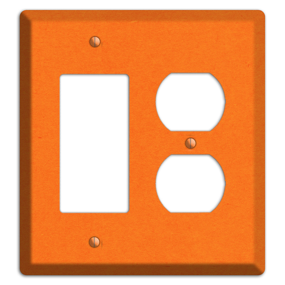 Pumpkin Kraft Rocker / Duplex Wallplate
