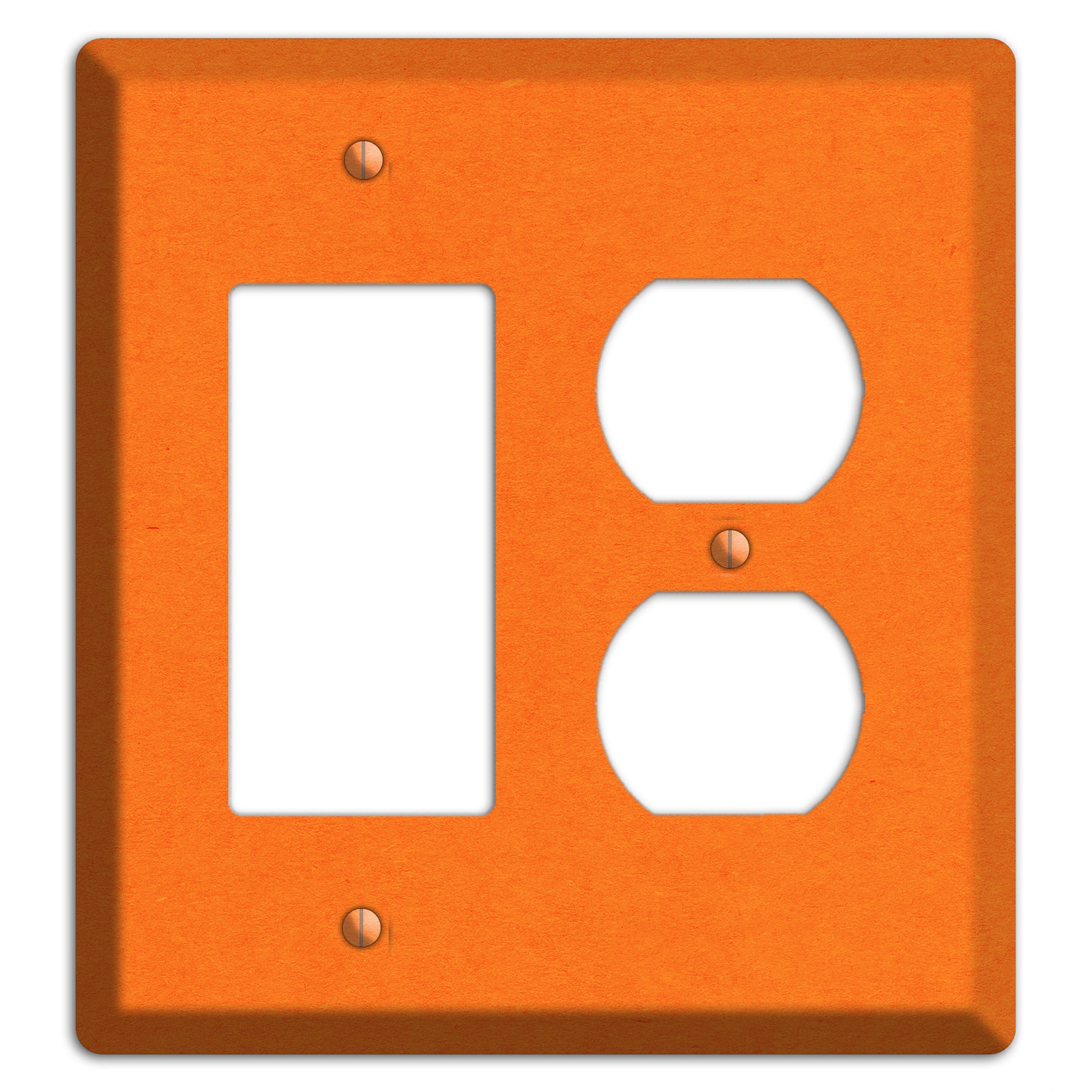Pumpkin Kraft Rocker / Duplex Wallplate