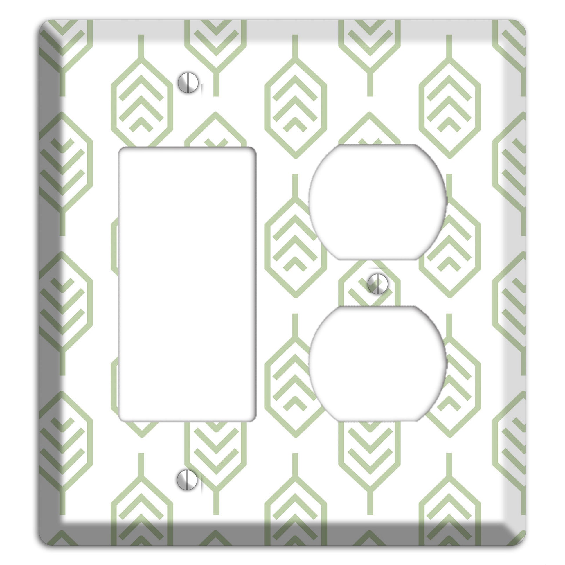 Leaves Style S Rocker / Duplex Wallplate
