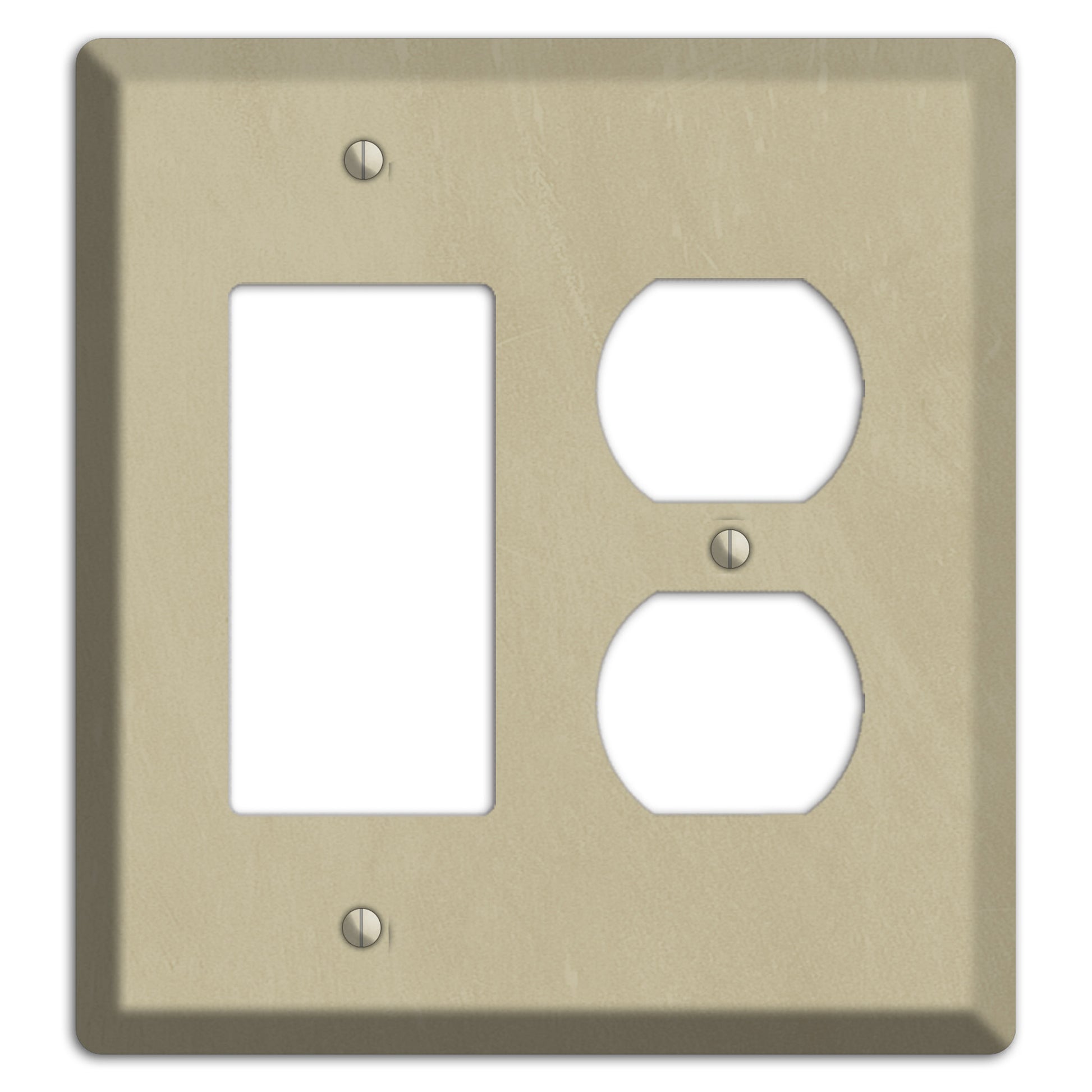 Chalk Beige Rocker / Duplex Wallplate