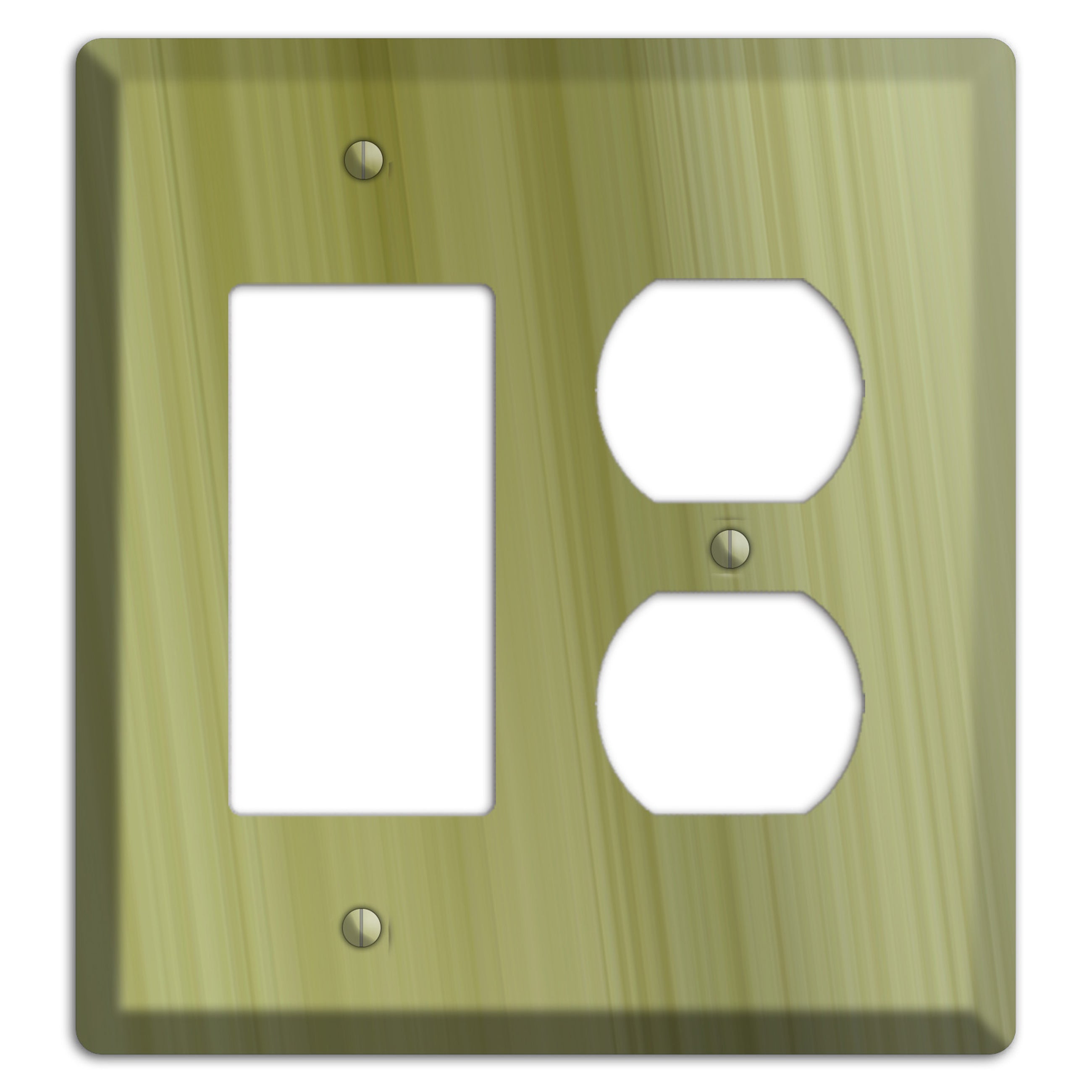 Olive Ray of Light Rocker / Duplex Wallplate