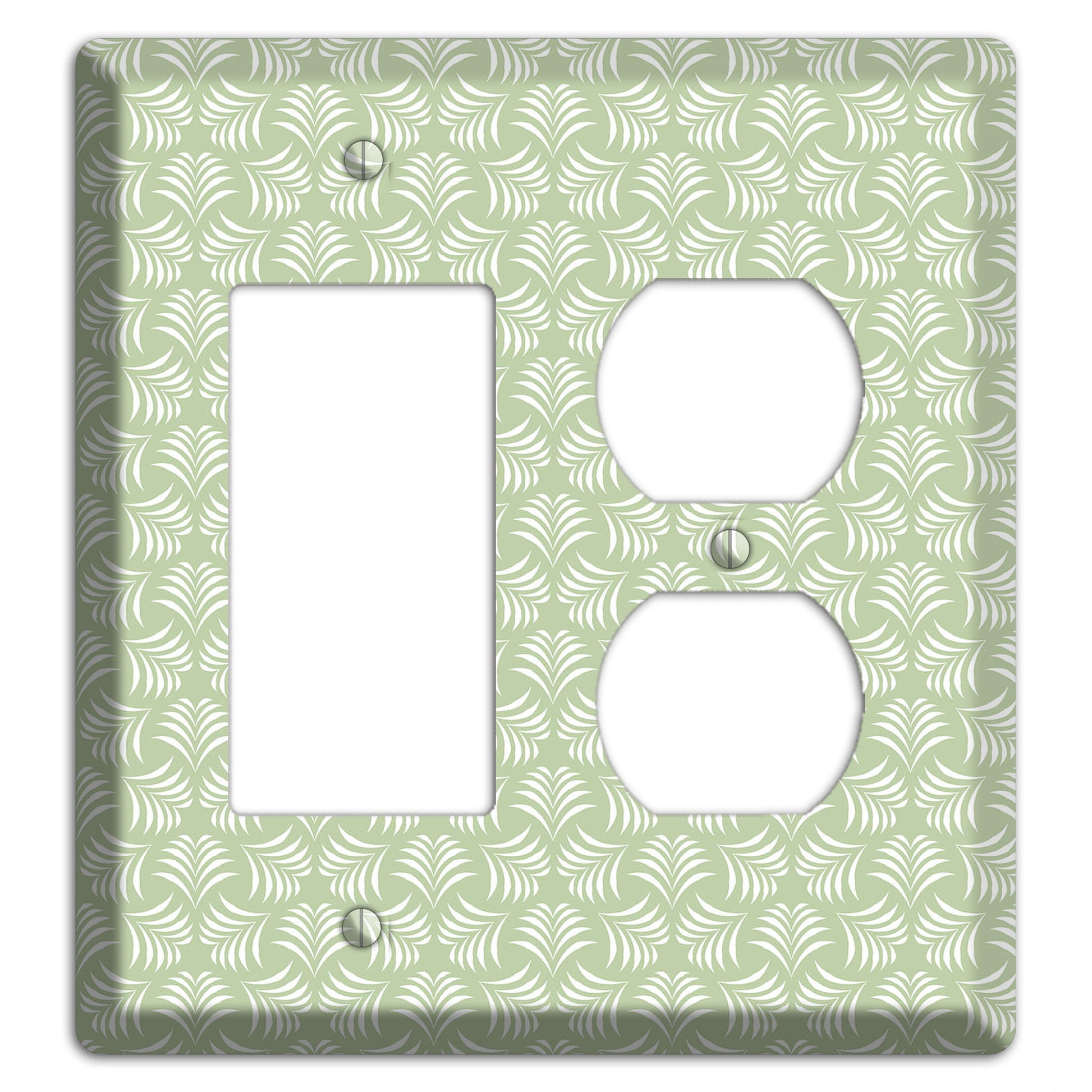 Leaves Style V Rocker / Duplex Wallplate