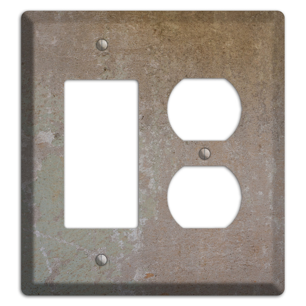 Old Concrete 8 Rocker / Duplex Wallplate