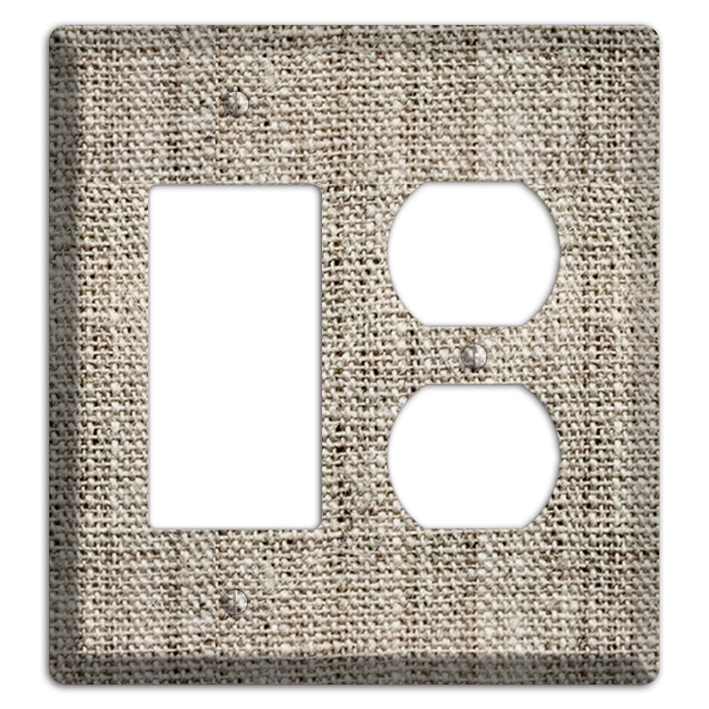 Niagara Burlap Rocker / Duplex Wallplate